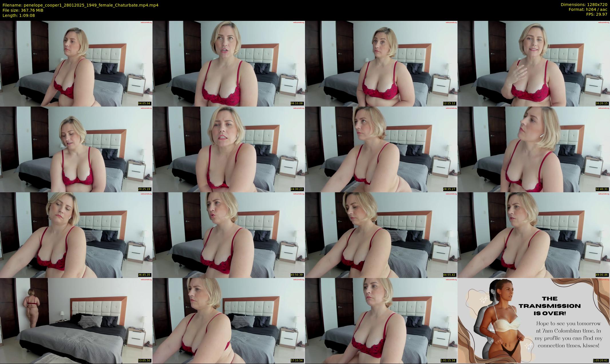 penelope_cooper1 — 70 minute Chaturbate female cam show recording, 720p, Jan 28, 2025