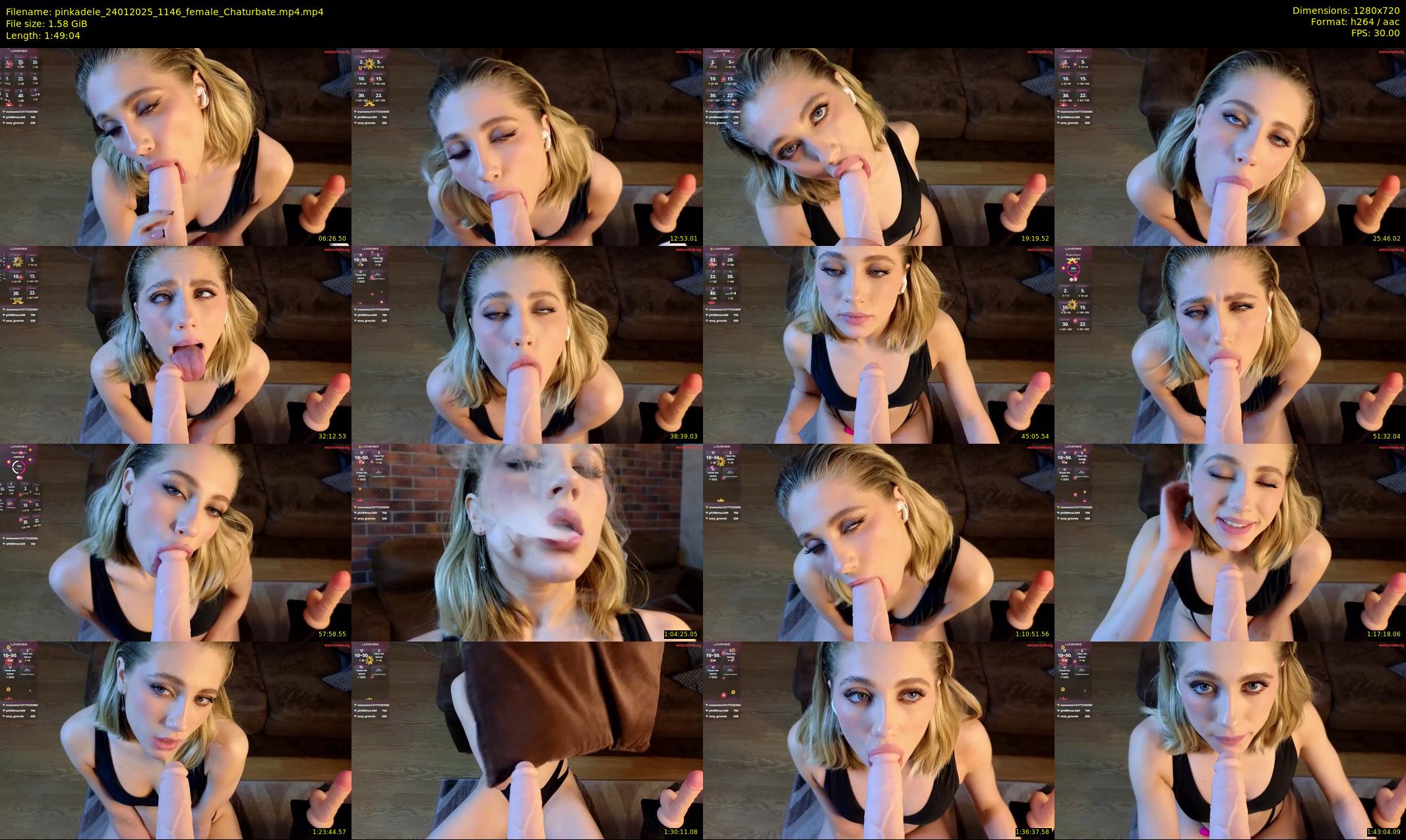 pinkadele — 110 minute Chaturbate female cam show recording, 720p, Jan 24, 2025