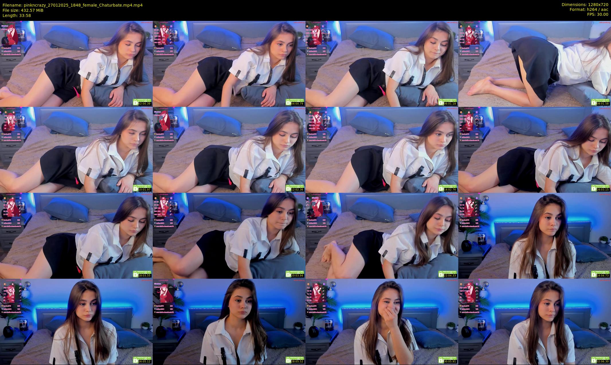 pinkncrazy — 34 minute Chaturbate female cam show recording, 720p, Jan 27, 2025