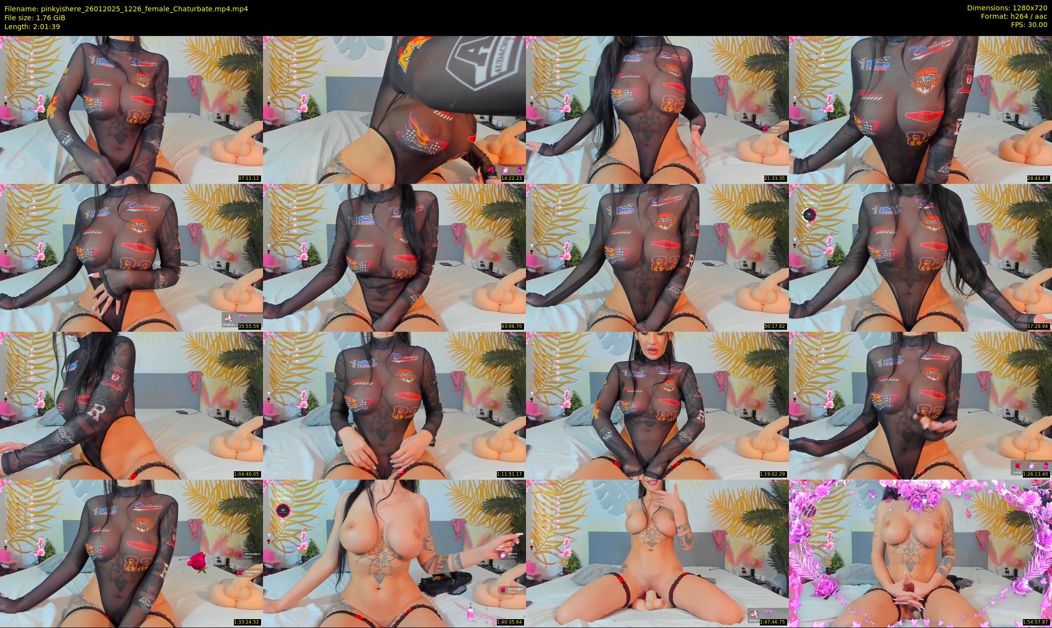 pinkyishere — 122 minute Chaturbate female cam show recording, 720p, Jan 26, 2025