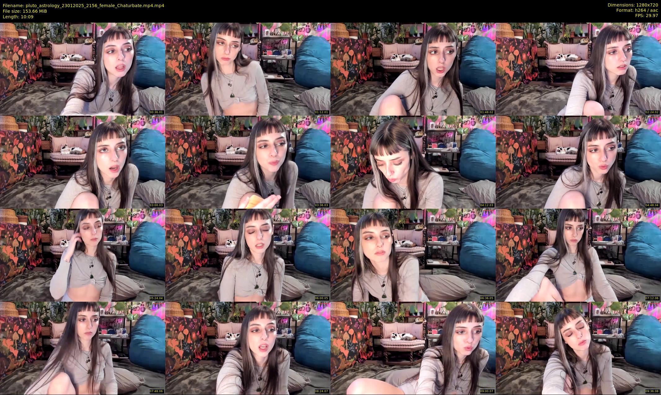 pluto_astrology — 11 minute Chaturbate female cam show recording, 720p, Jan 23, 2025