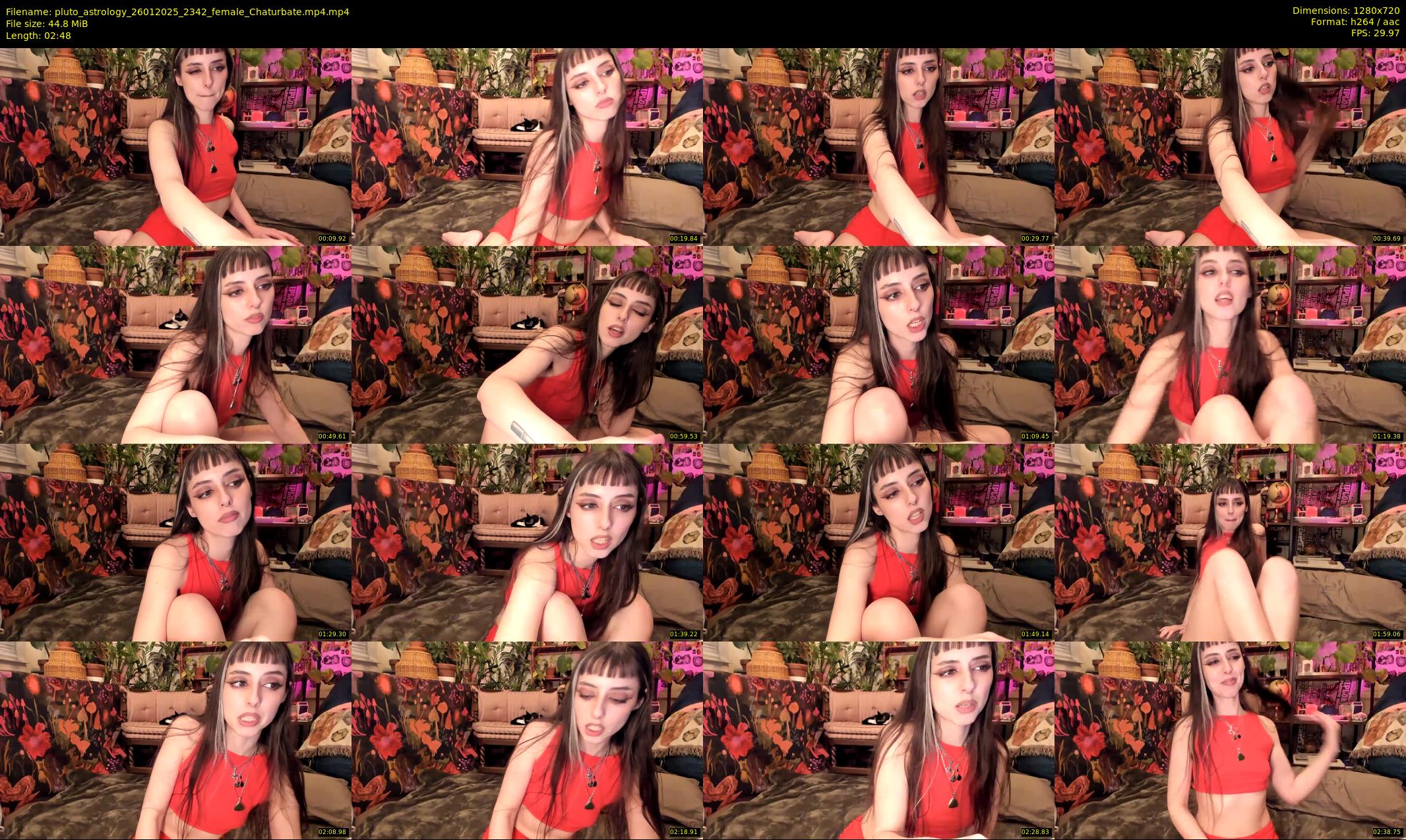 pluto_astrology — 3 minute Chaturbate female cam show recording, 720p, Jan 26, 2025