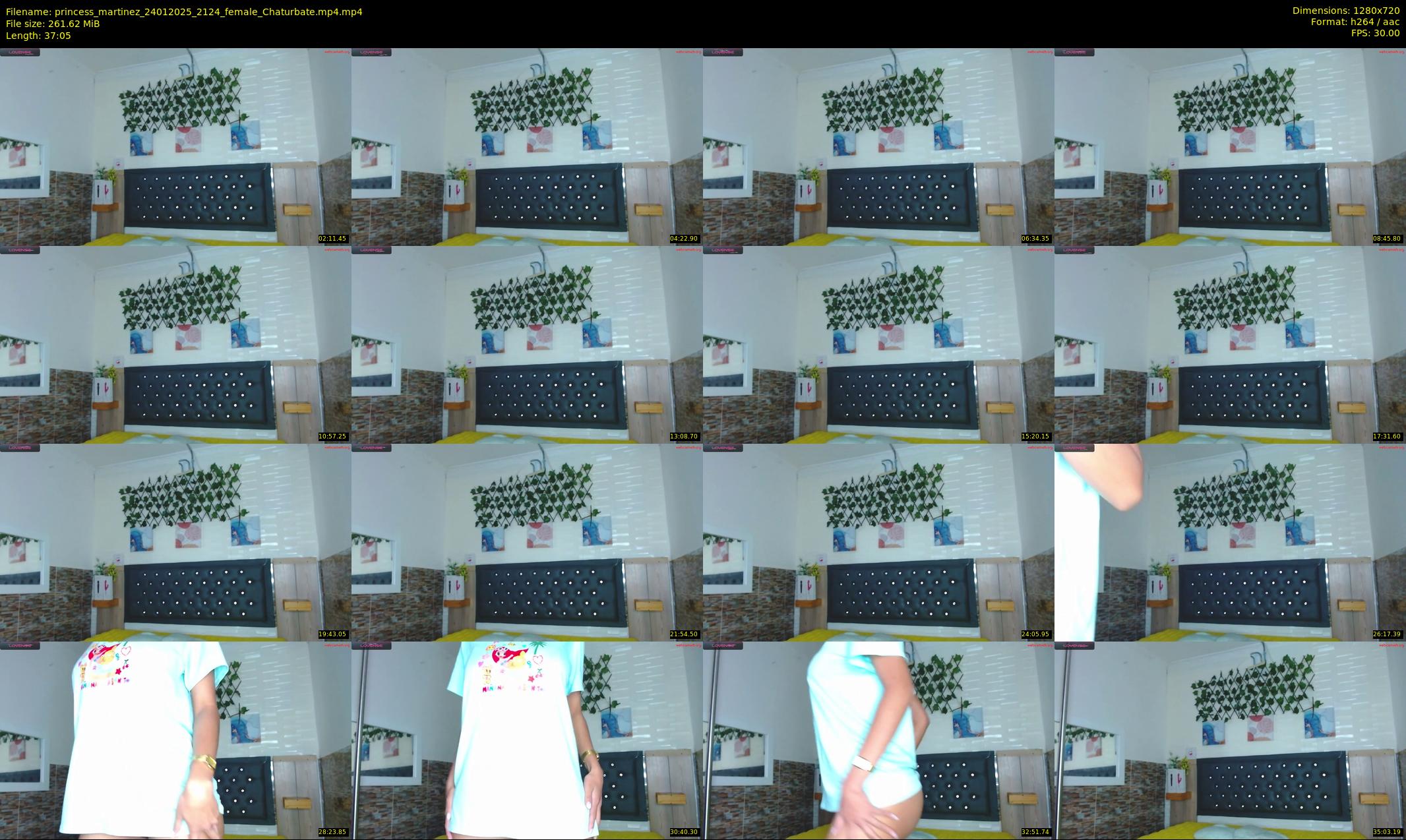 princess_martinez — 38 minute Chaturbate female cam show recording, 720p, Jan 24, 2025