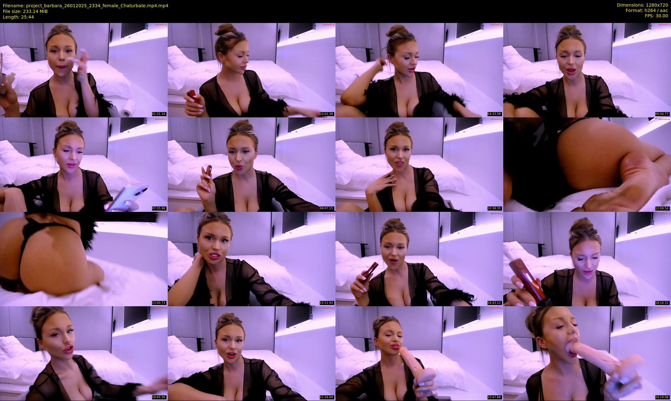 project_barbara — 26 minute Chaturbate female cam show recording, 720p, Jan 26, 2025