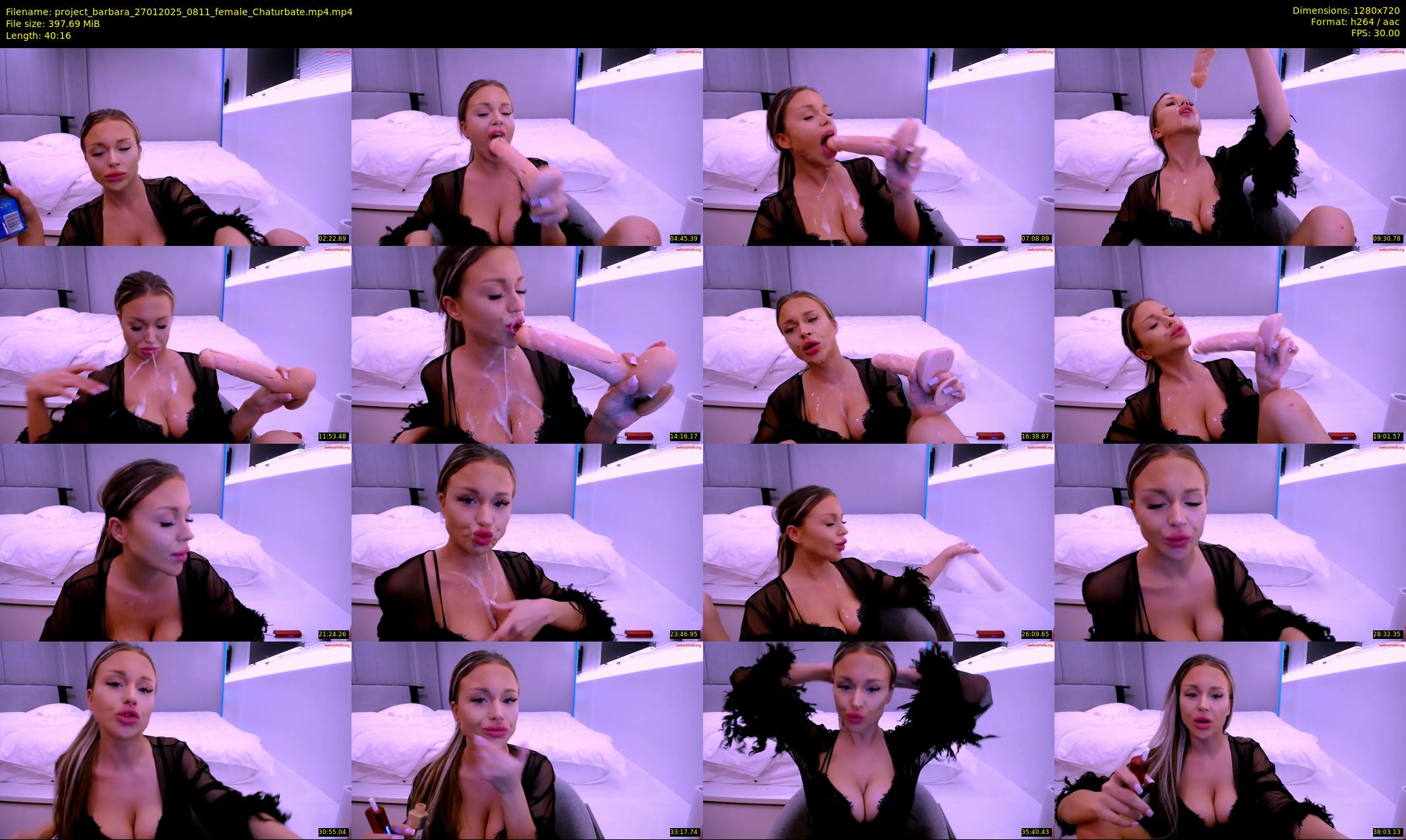 project_barbara — 41 minute Chaturbate female cam show recording, 720p, Jan 27, 2025