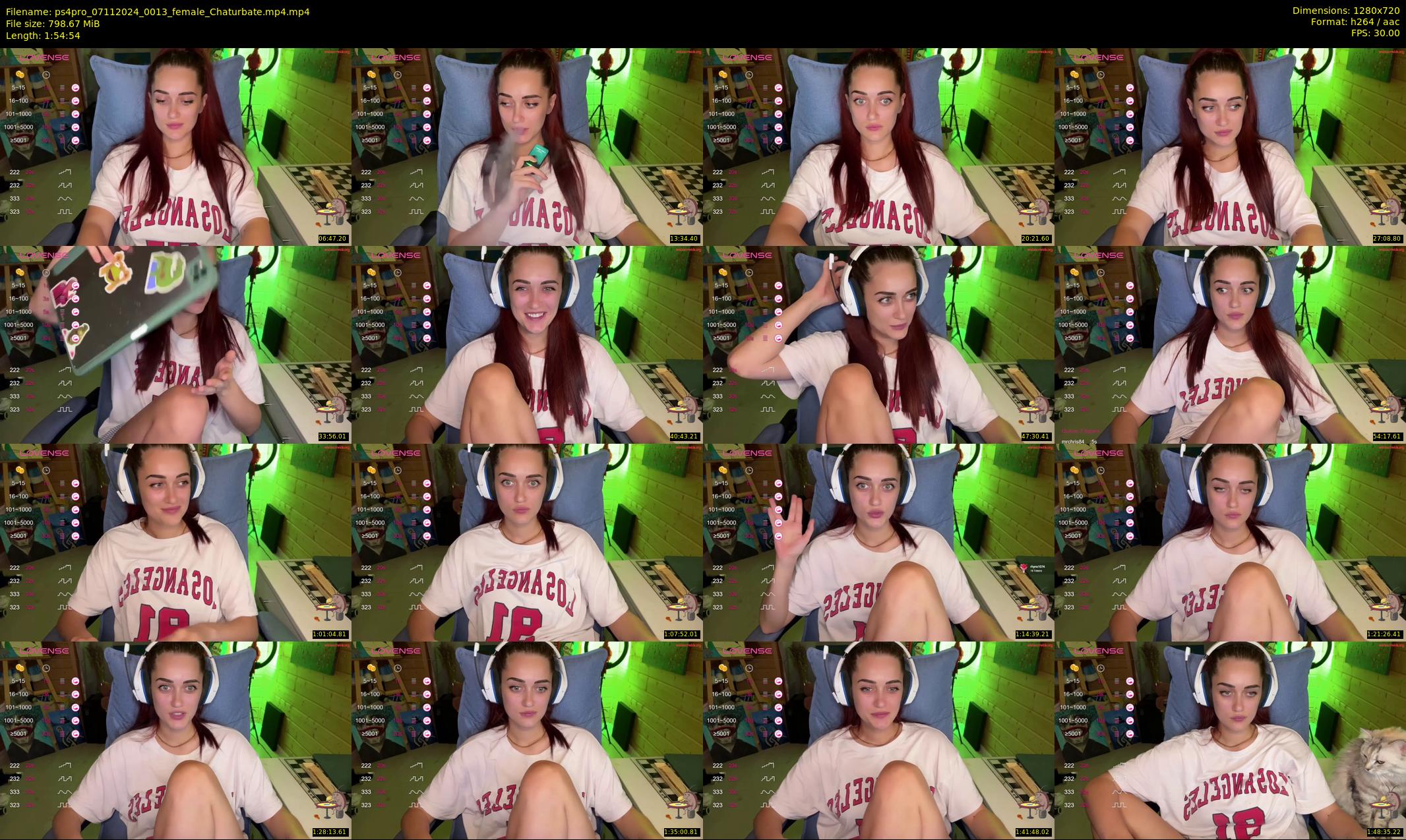 ps4pro — 115 minute Chaturbate female cam show recording, 720p, Nov 7, 2024