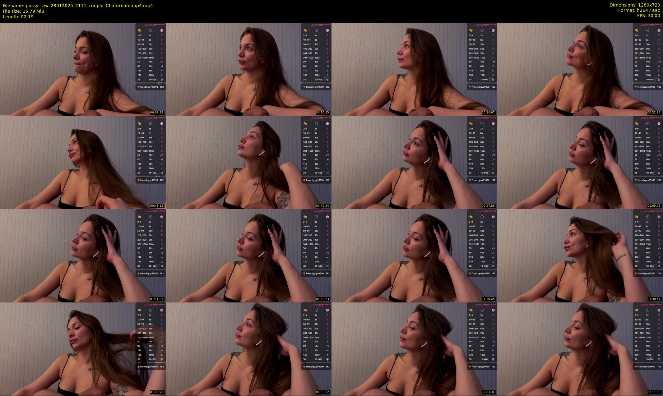 pussy_raw — 3 minute Chaturbate couple cam show recording, 720p, Jan 28, 2025