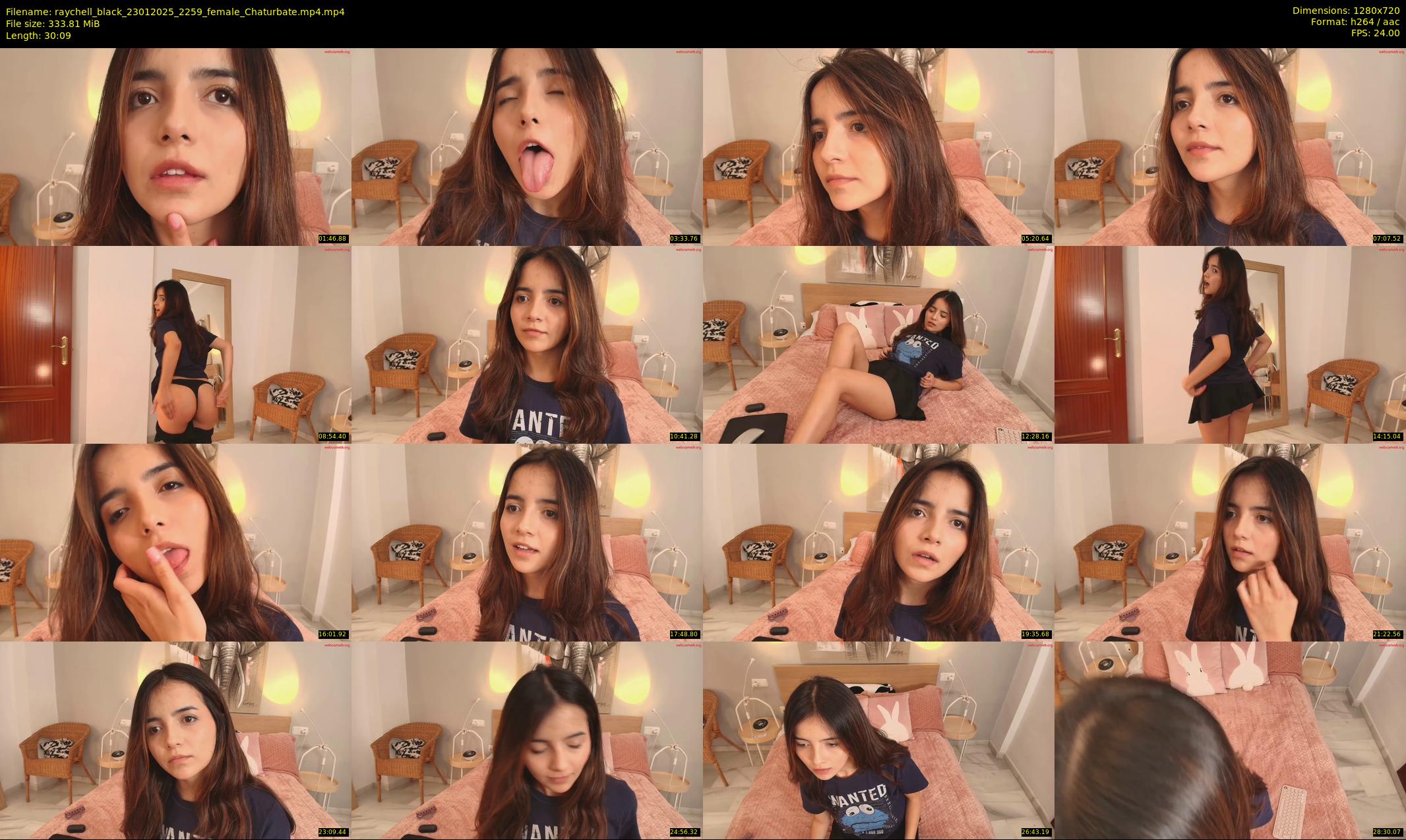 raychell_black — 31 minute Chaturbate female cam show recording, 720p, Jan 23, 2025