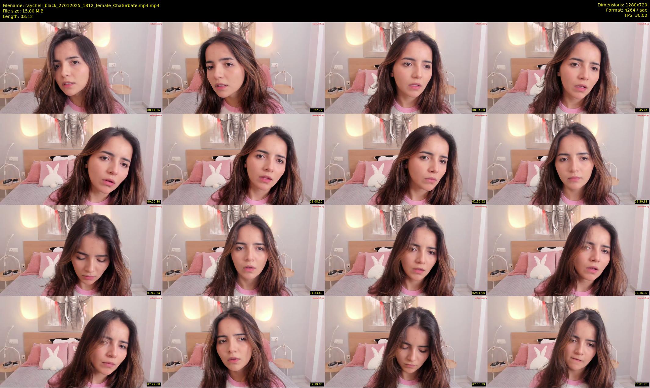 raychell_black — 4 minute Chaturbate female cam show recording, 720p, Jan 27, 2025