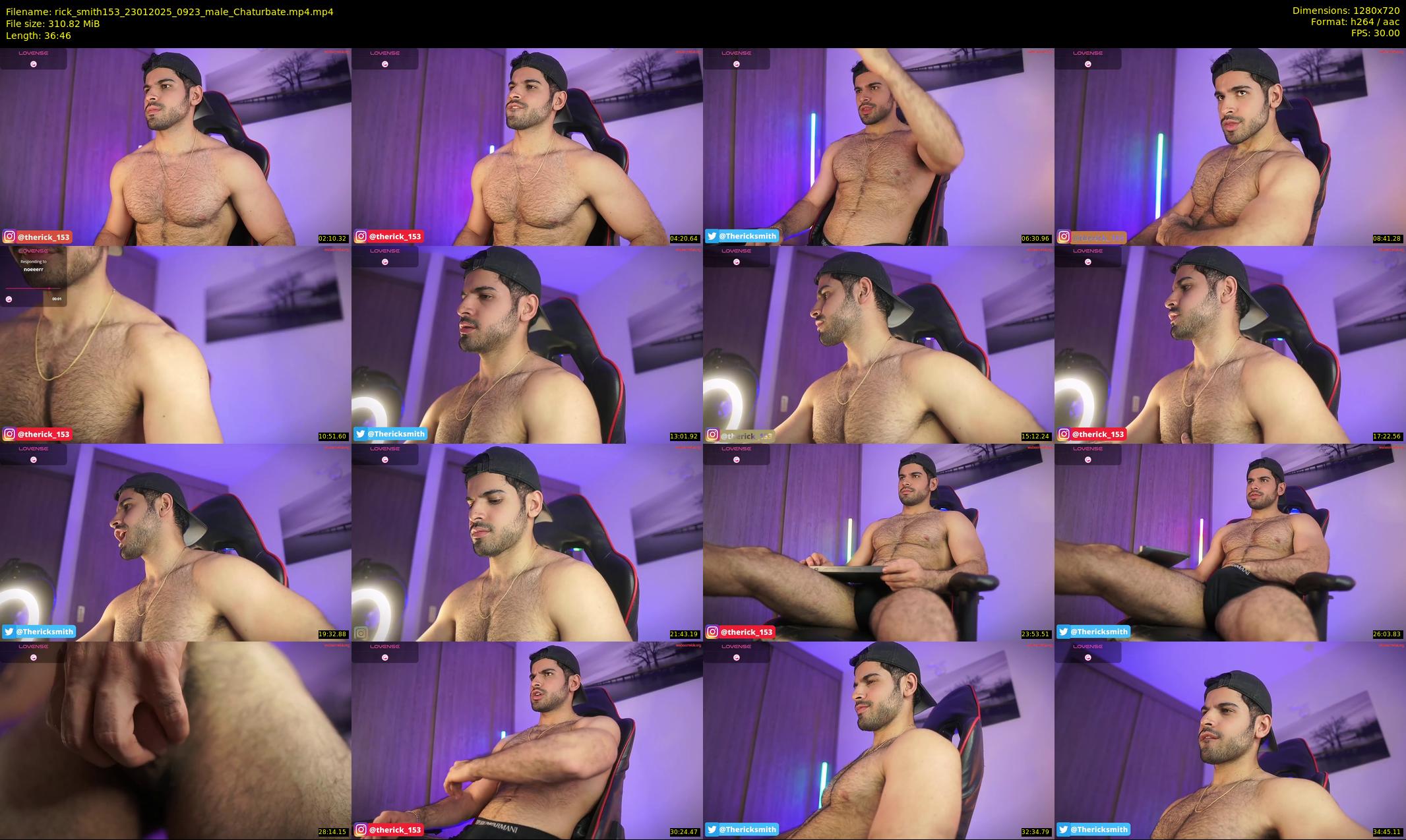 rick_smith153 — 37 minute Chaturbate male cam show recording, 720p, Jan 23, 2025
