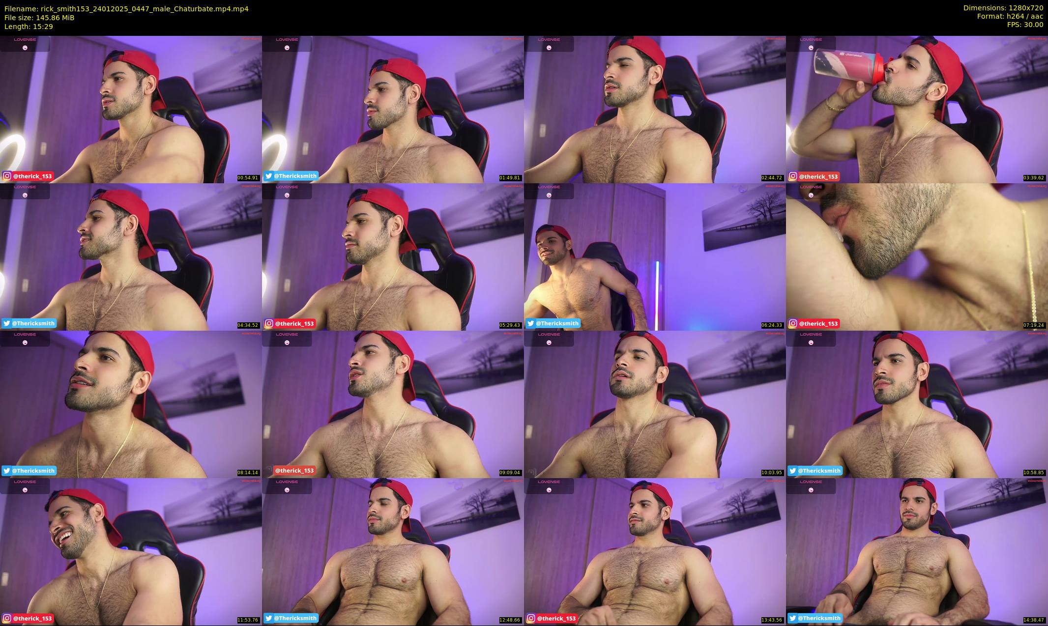 rick_smith153 — 16 minute Chaturbate male cam show recording, 720p, Jan 24, 2025