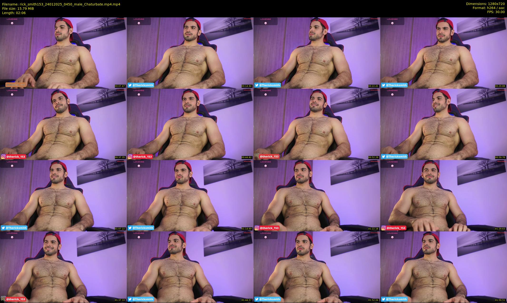 rick_smith153 — 3 minute Chaturbate male cam show recording, 720p, Jan 24, 2025