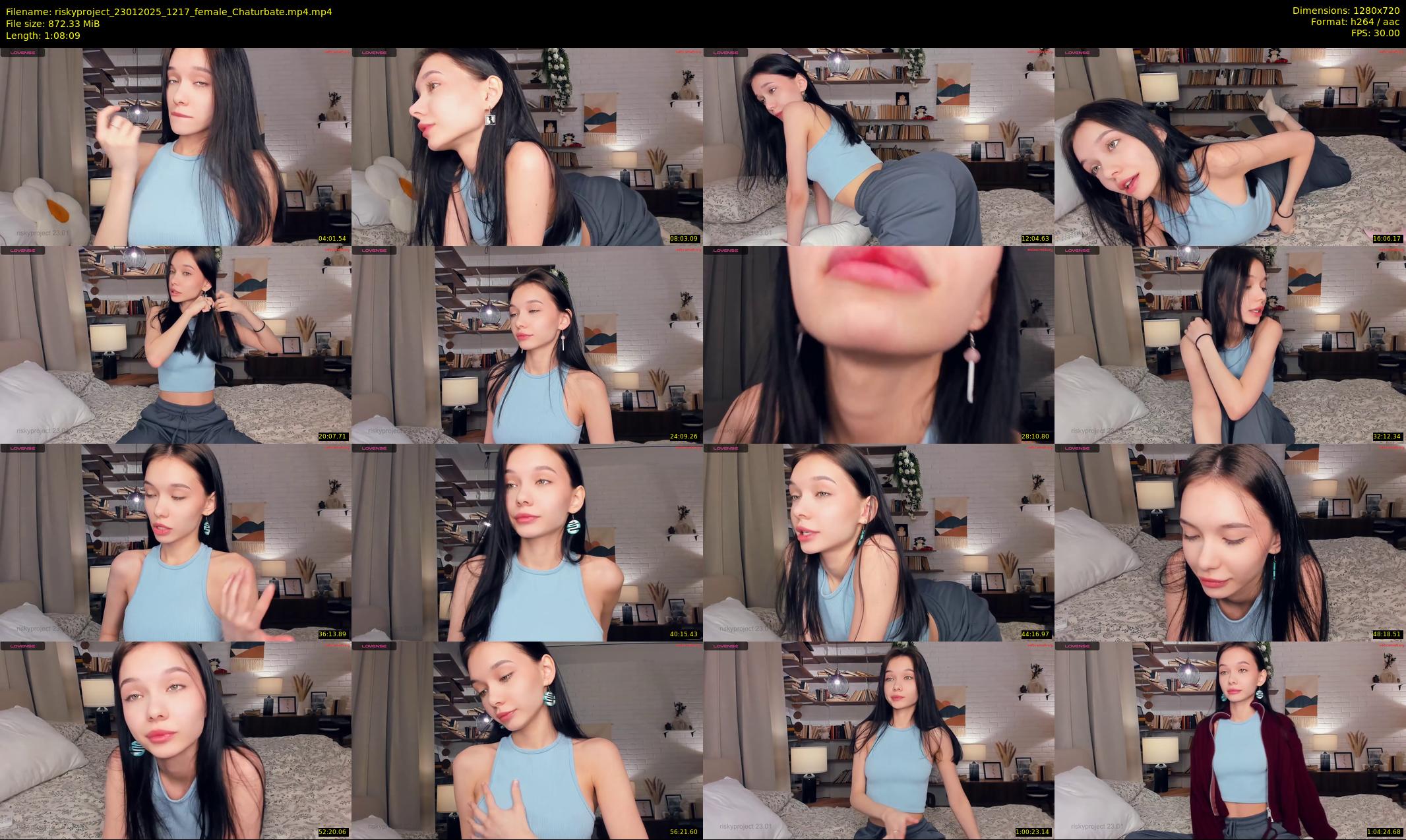 riskyproject — 69 minute Chaturbate couple cam show recording, 720p, Jan 23, 2025