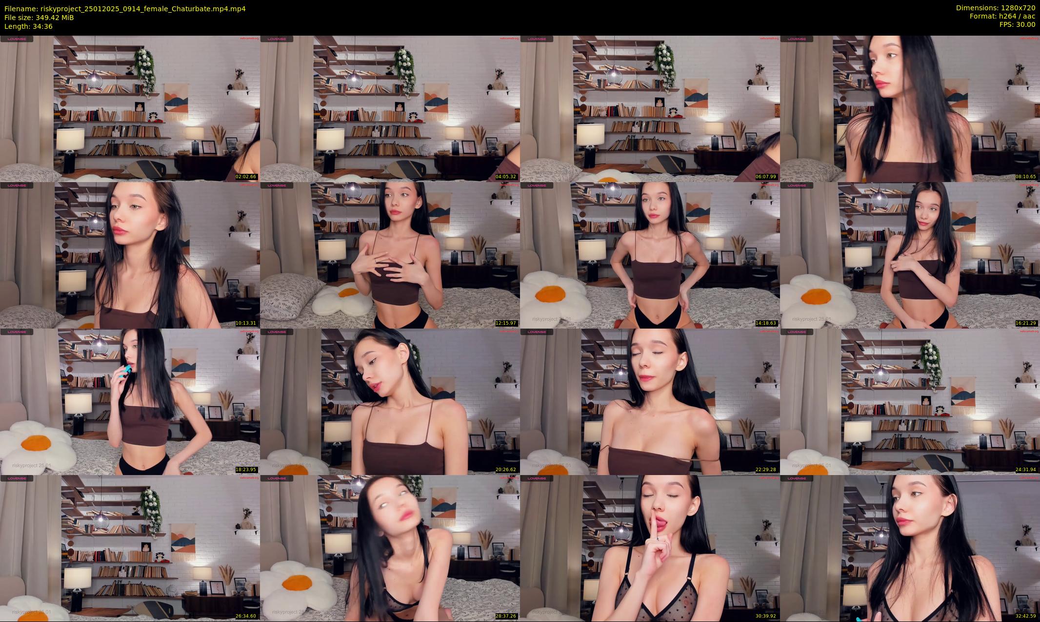 riskyproject — 35 minute Chaturbate couple cam show recording, 720p, Jan 25, 2025