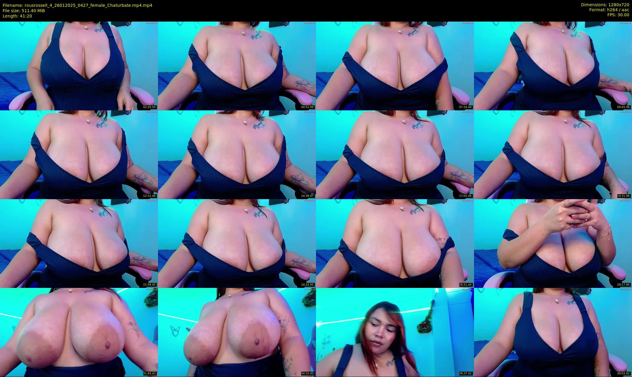 rousrossell_4 — 42 minute Chaturbate female cam show recording, 720p, Jan 26, 2025