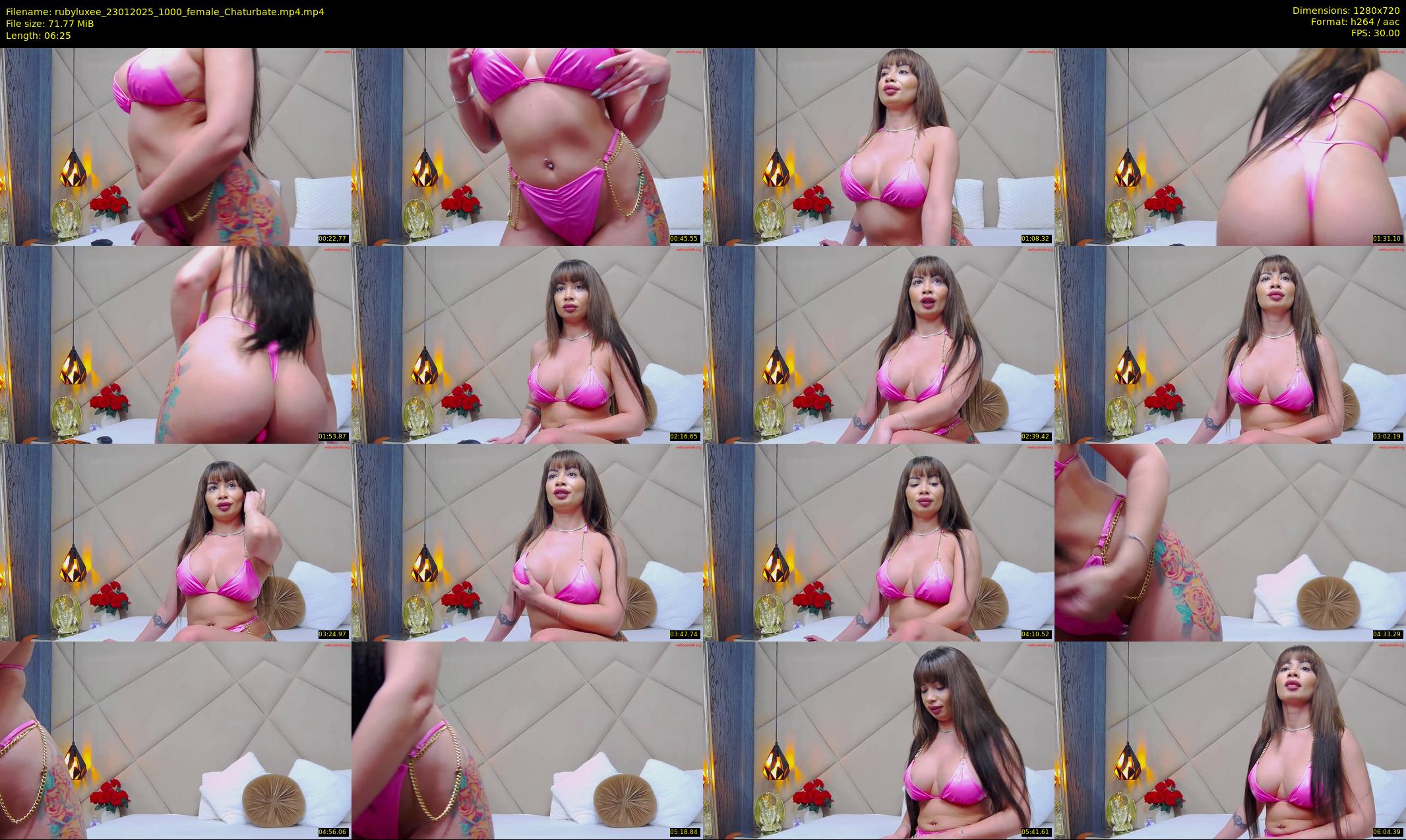 rubyluxee — 7 minute Chaturbate female cam show recording, 720p, Jan 23, 2025