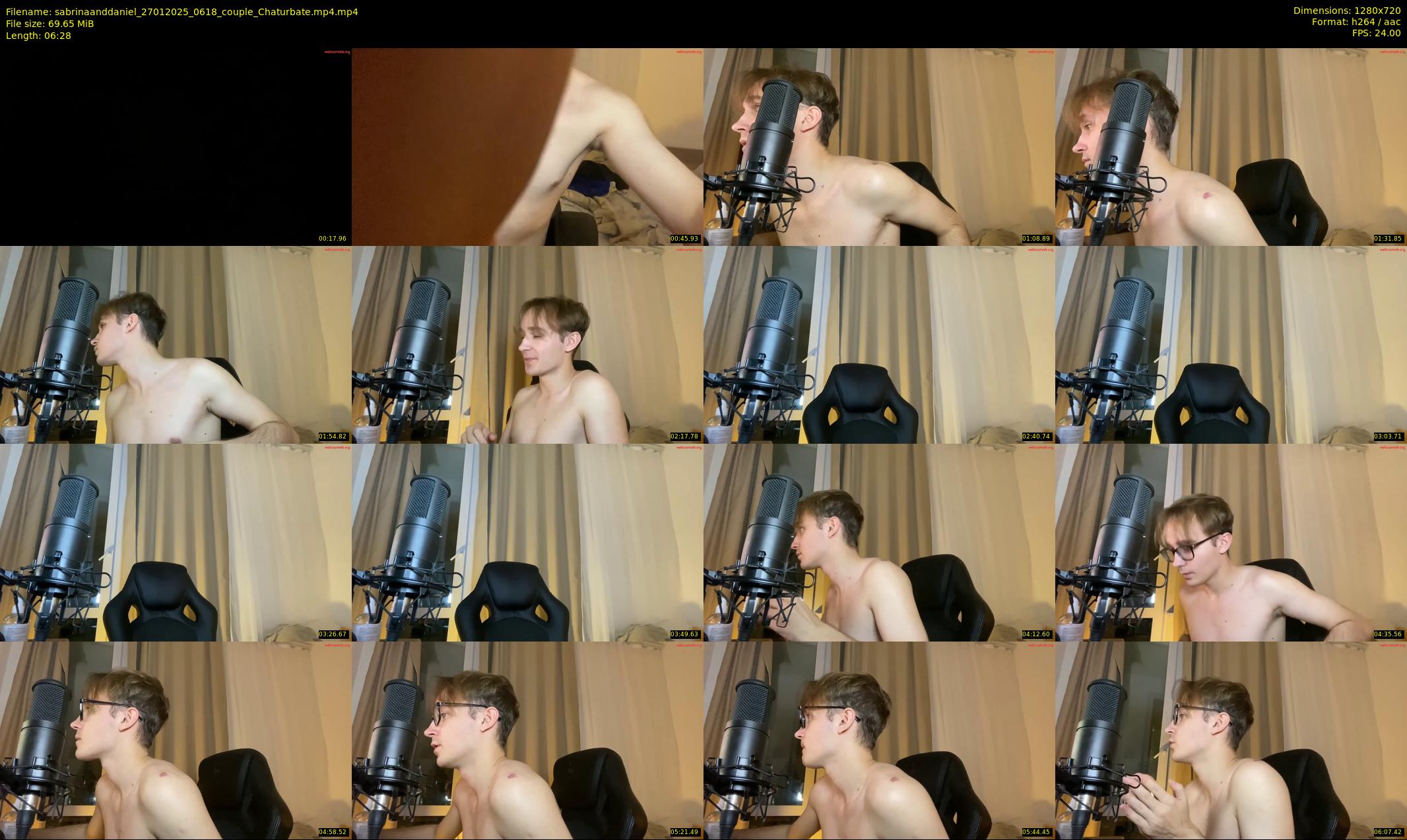 sabrinaanddaniel — 7 minute Chaturbate couple cam show recording, 720p, Jan 27, 2025