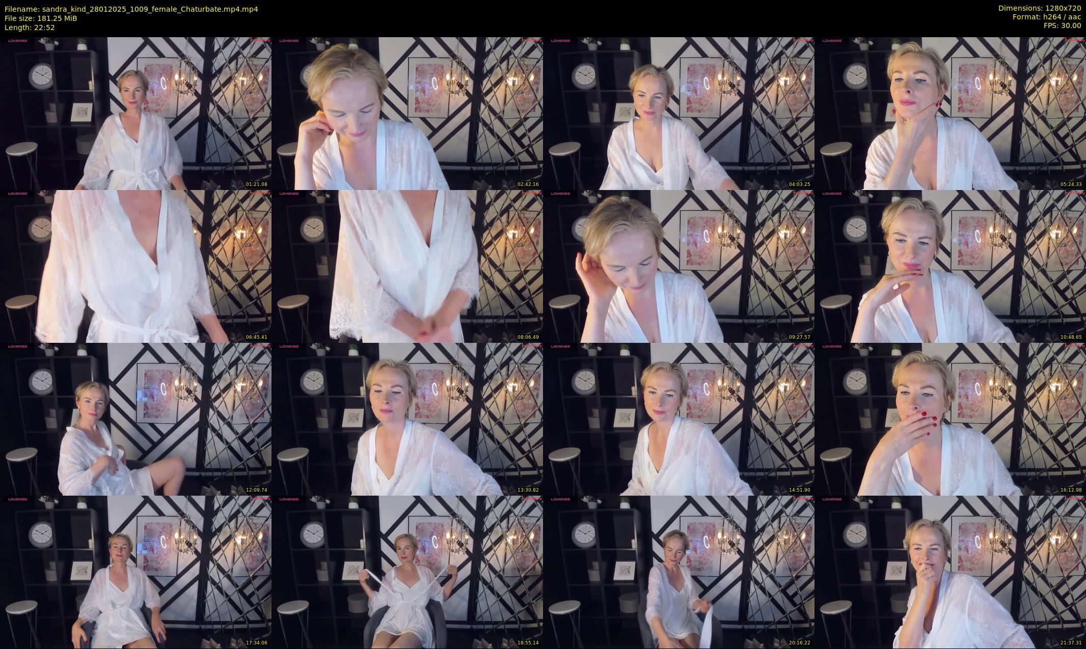 sandra_kind — 23 minute Chaturbate female cam show recording, 720p, Jan 28, 2025