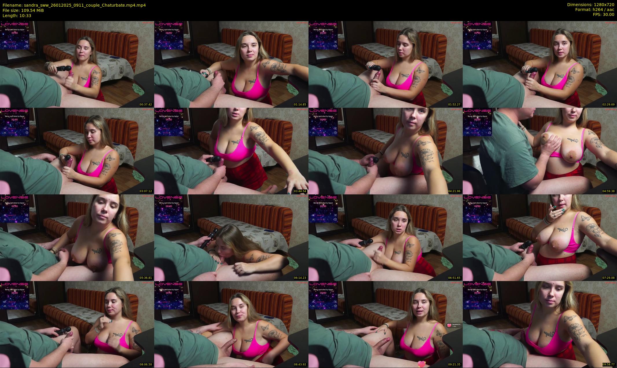 sandra_sww — 11 minute Chaturbate couple cam show recording, 720p, Jan 26, 2025