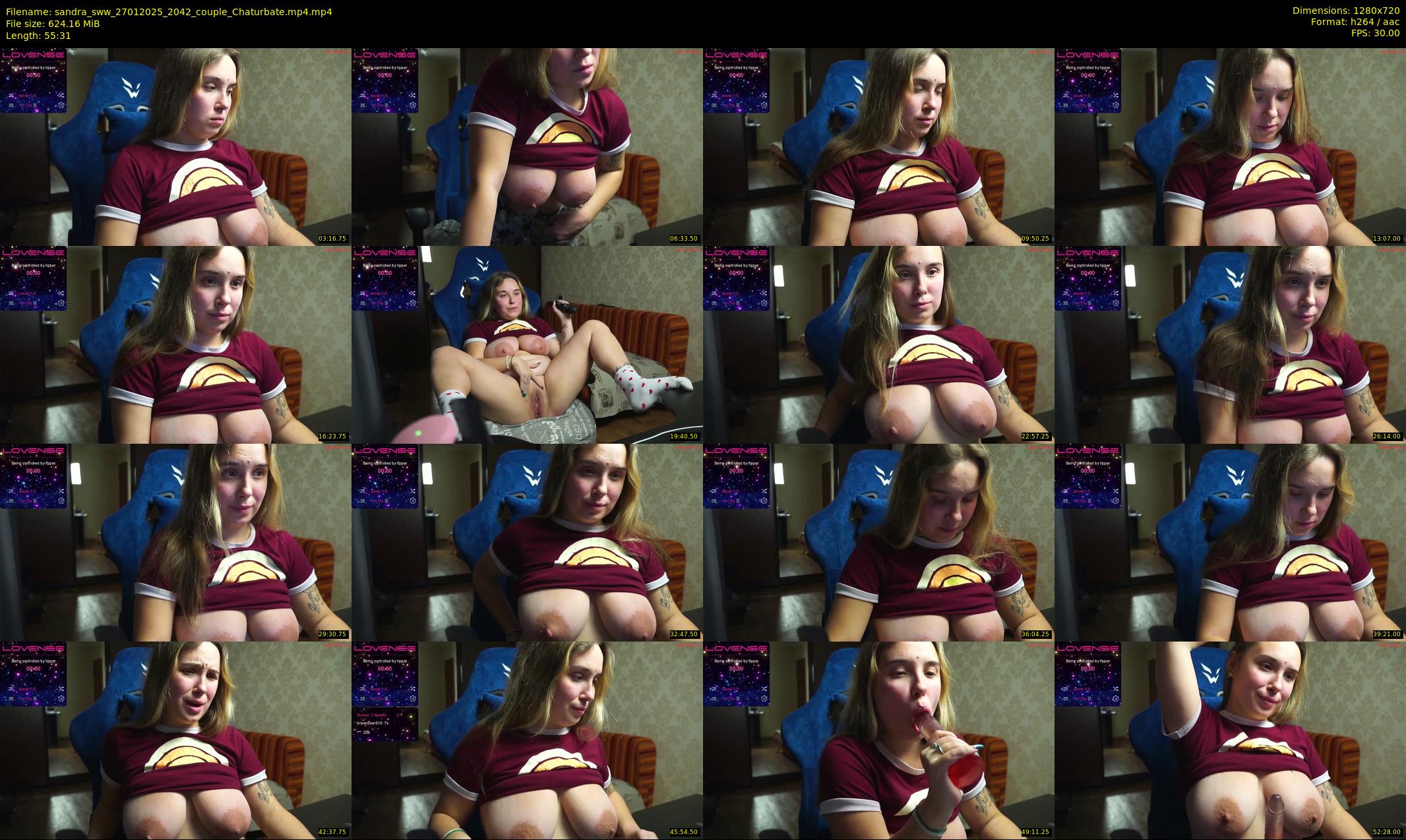 sandra_sww — 56 minute Chaturbate couple cam show recording, 720p, Jan 27, 2025