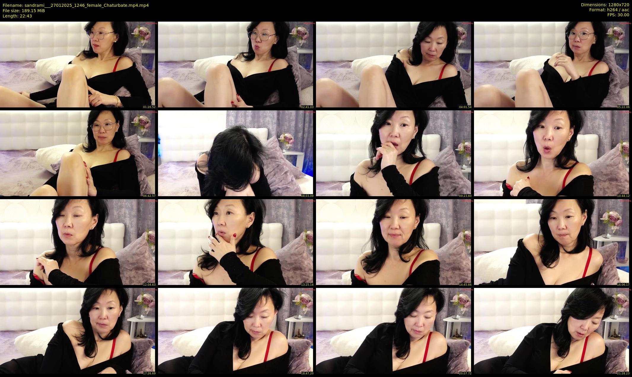 sandrami__ — 23 minute Chaturbate female cam show recording, 720p, Jan 27, 2025