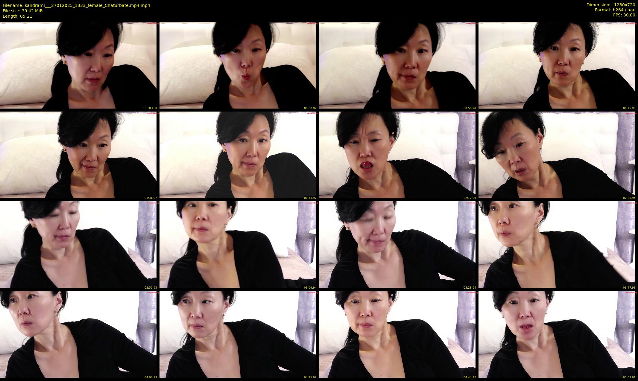 sandrami__ — 6 minute Chaturbate female cam show recording, 720p, Jan 27, 2025