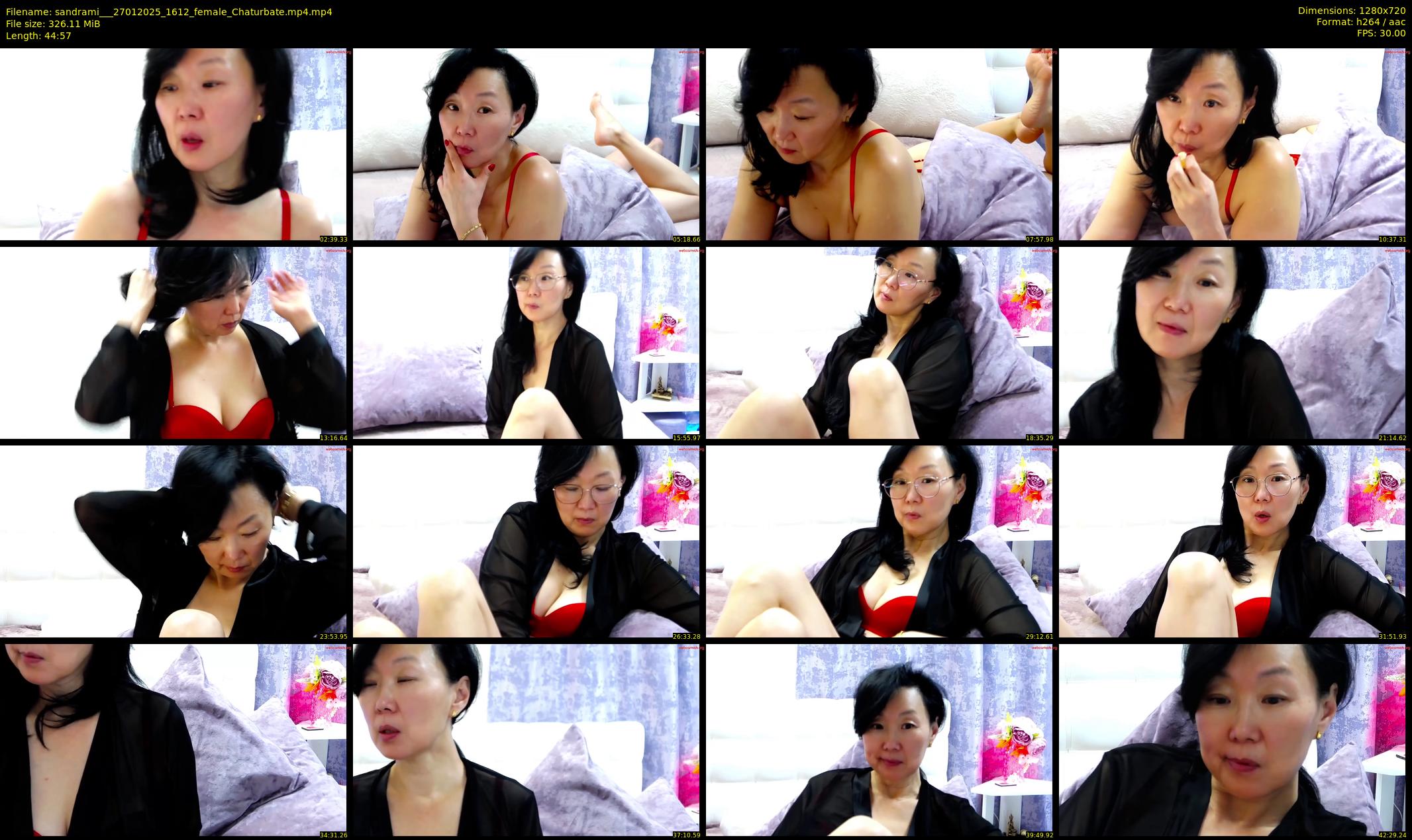 sandrami__ — 45 minute Chaturbate female cam show recording, 720p, Jan 27, 2025