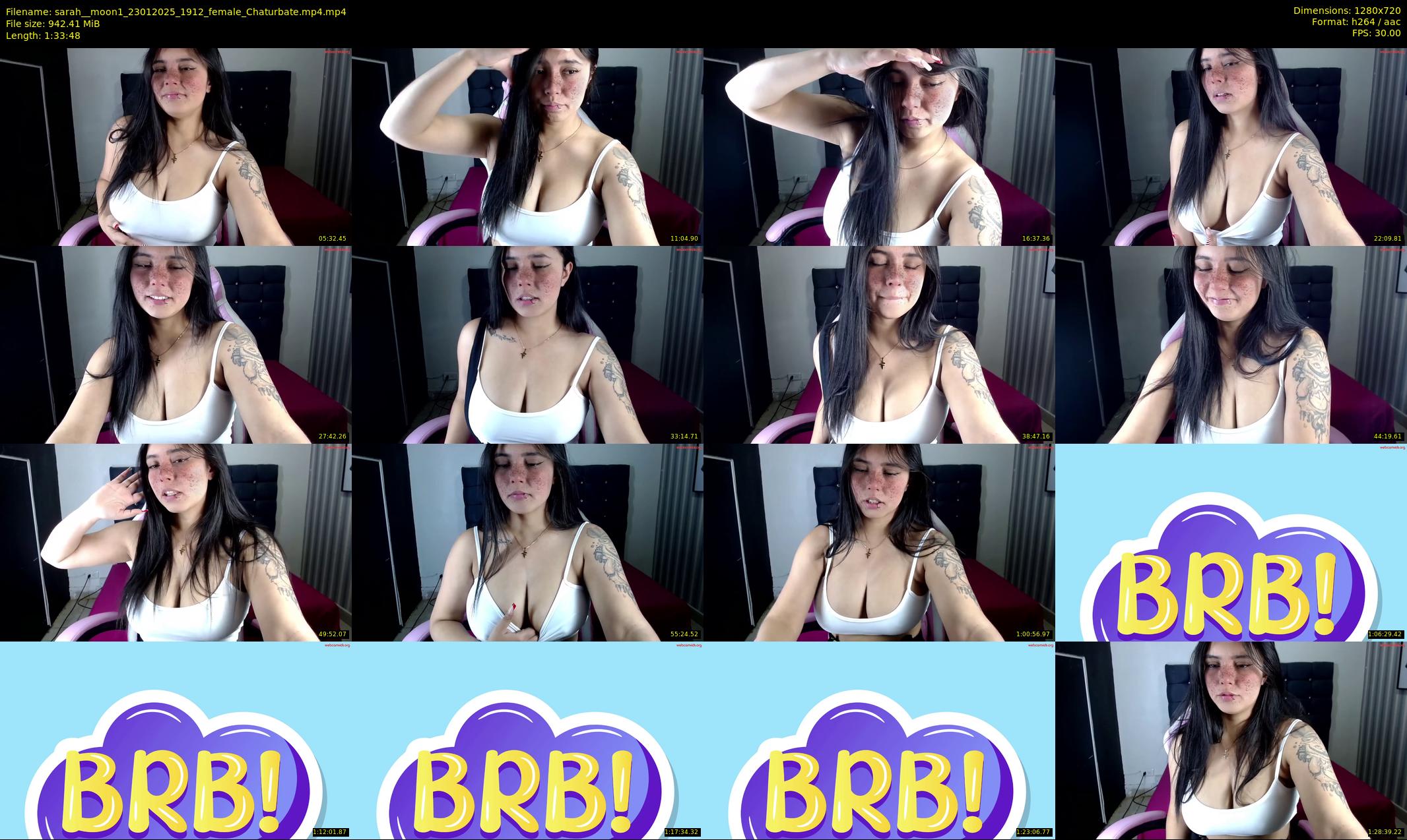 sarah__moon1 — 94 minute Chaturbate female cam show recording, 720p, Jan 23, 2025