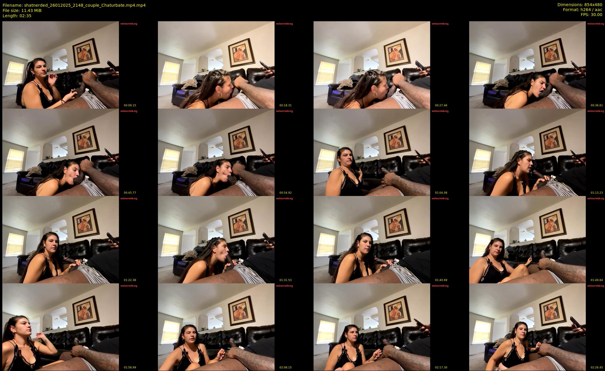 shatnerded — 3 minute Chaturbate couple cam show recording, 480p, Jan 26, 2025