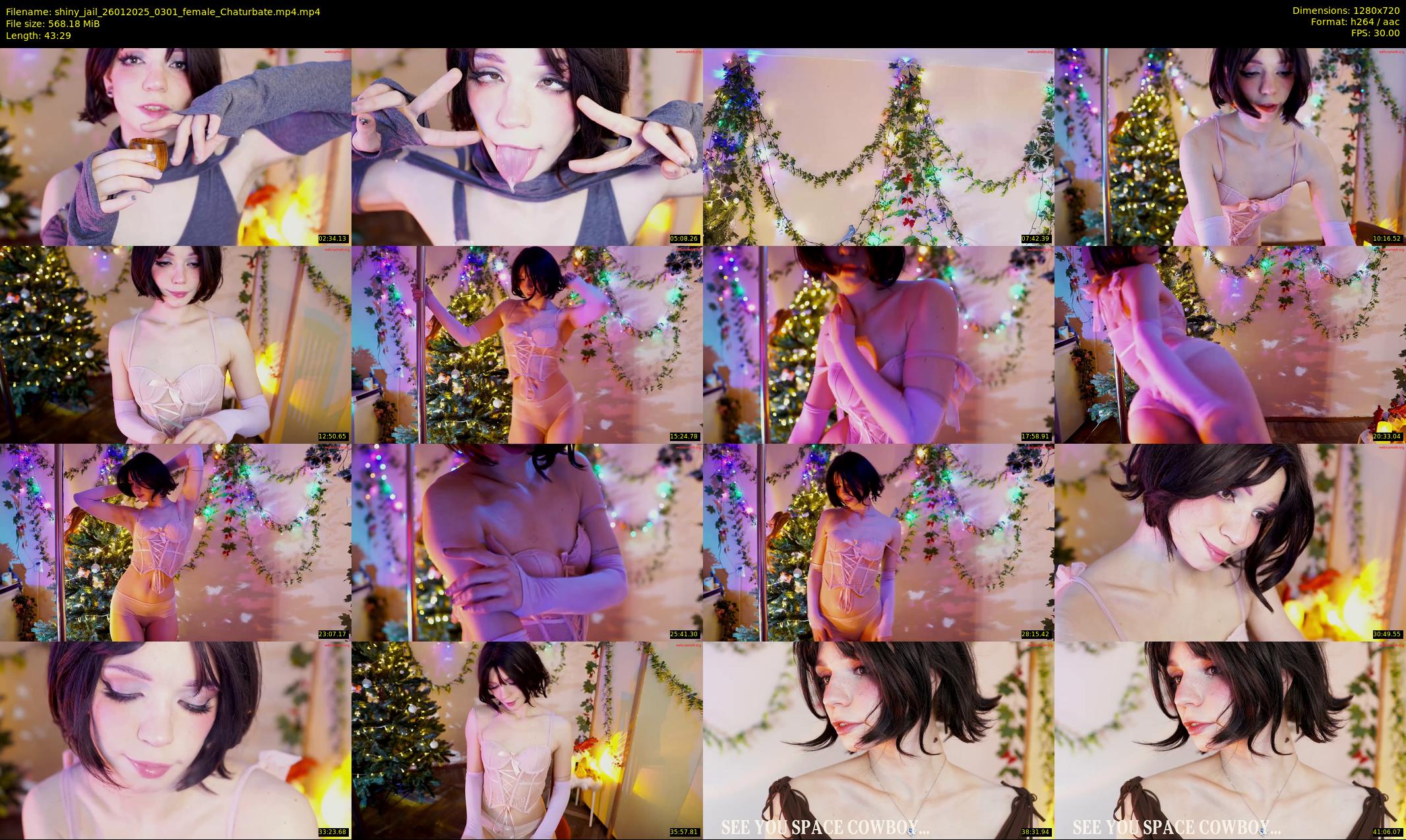 shiny_jail — 44 minute Chaturbate female cam show recording, 720p, Jan 26, 2025