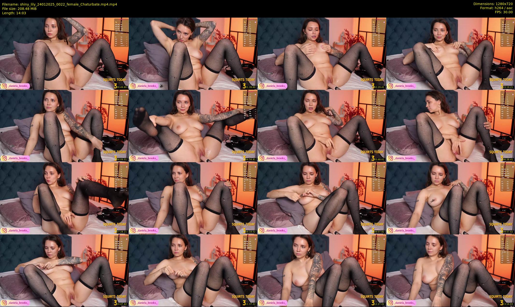 shiny_lily — 15 minute Chaturbate female cam show recording, 720p, Jan 24, 2025