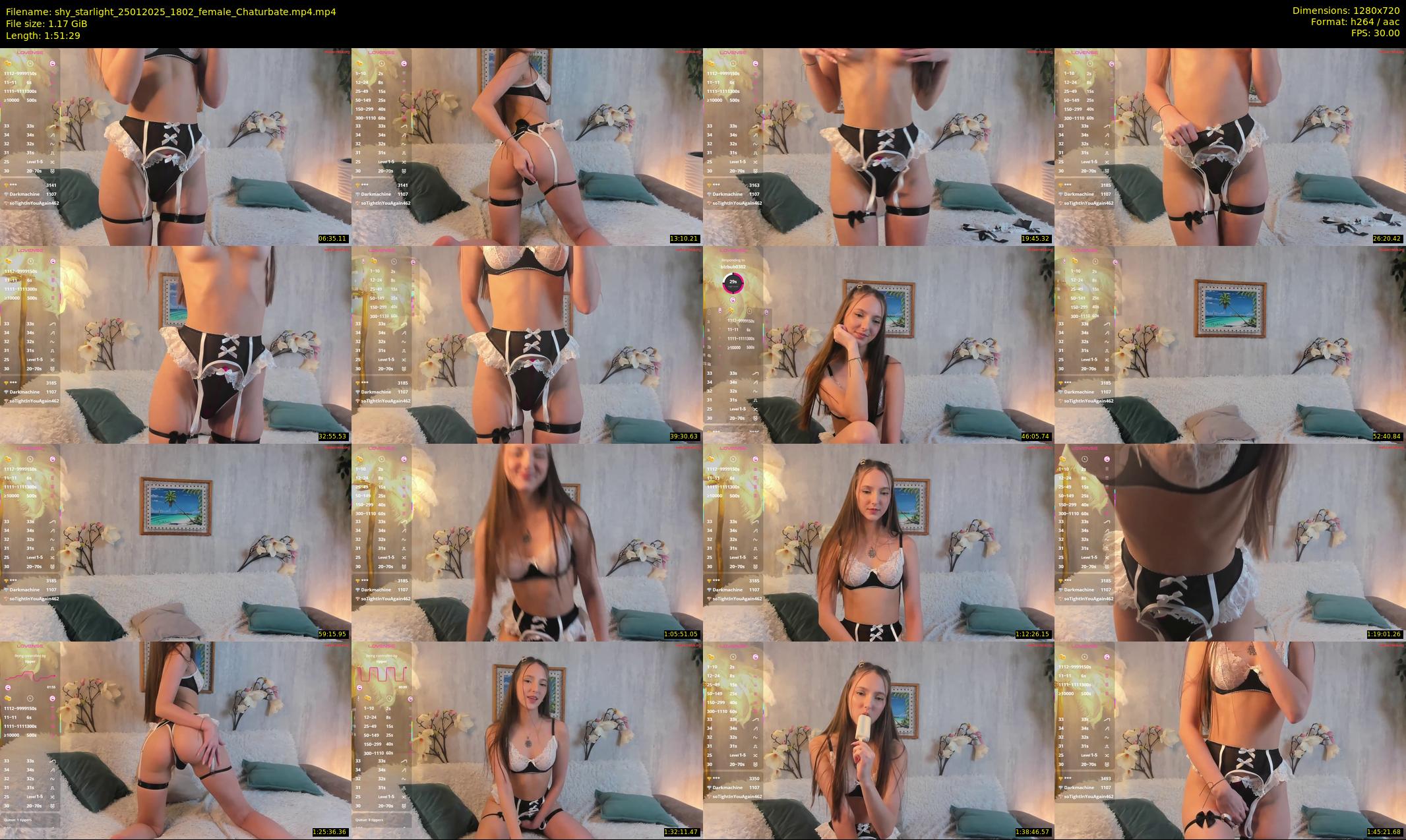 shy_starlight — 112 minute Chaturbate female cam show recording, 720p, Jan 25, 2025
