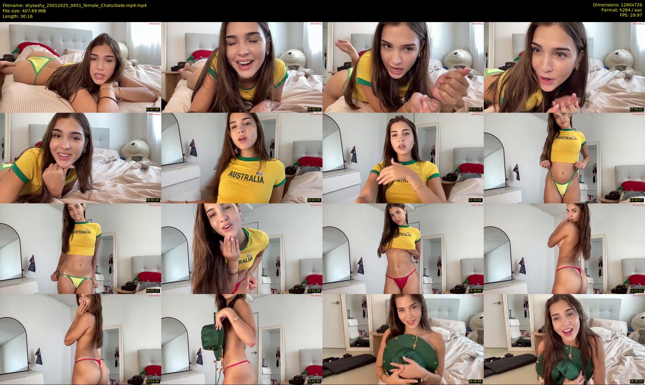 shysashy — 31 minute Chaturbate female cam show recording, 720p, Jan 25, 2025