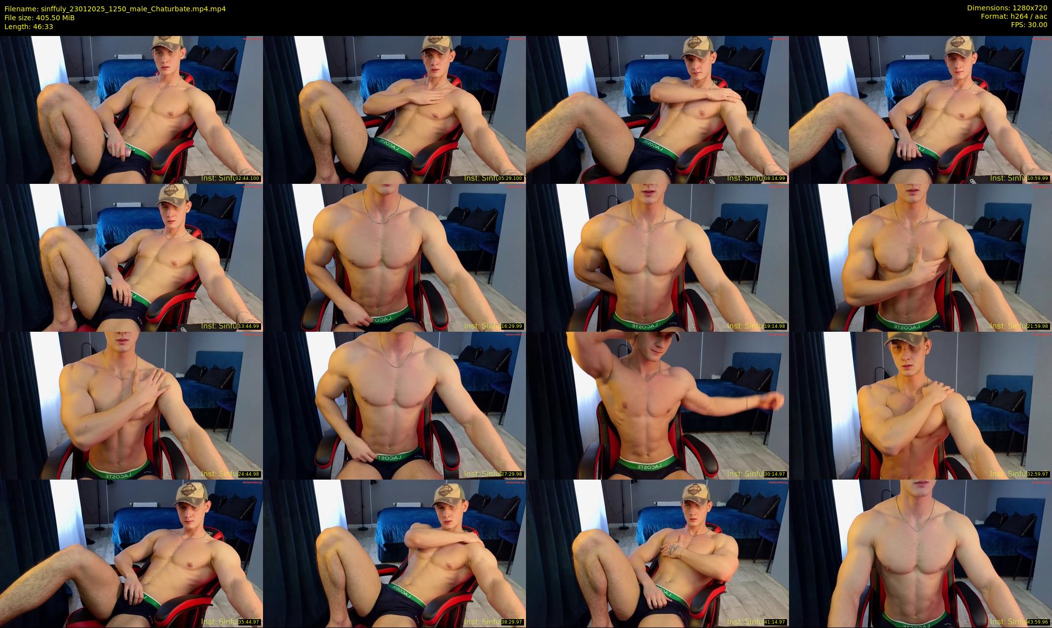 sinffuly — 47 minute Chaturbate male cam show recording, 720p, Jan 23, 2025