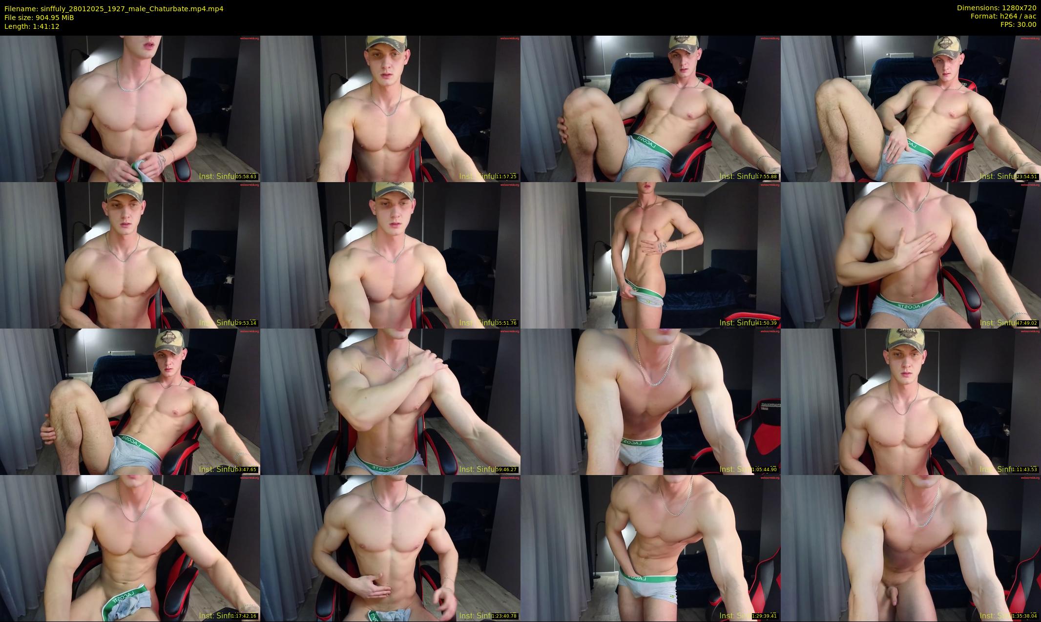 sinffuly — 102 minute Chaturbate male cam show recording, 720p, Jan 28, 2025