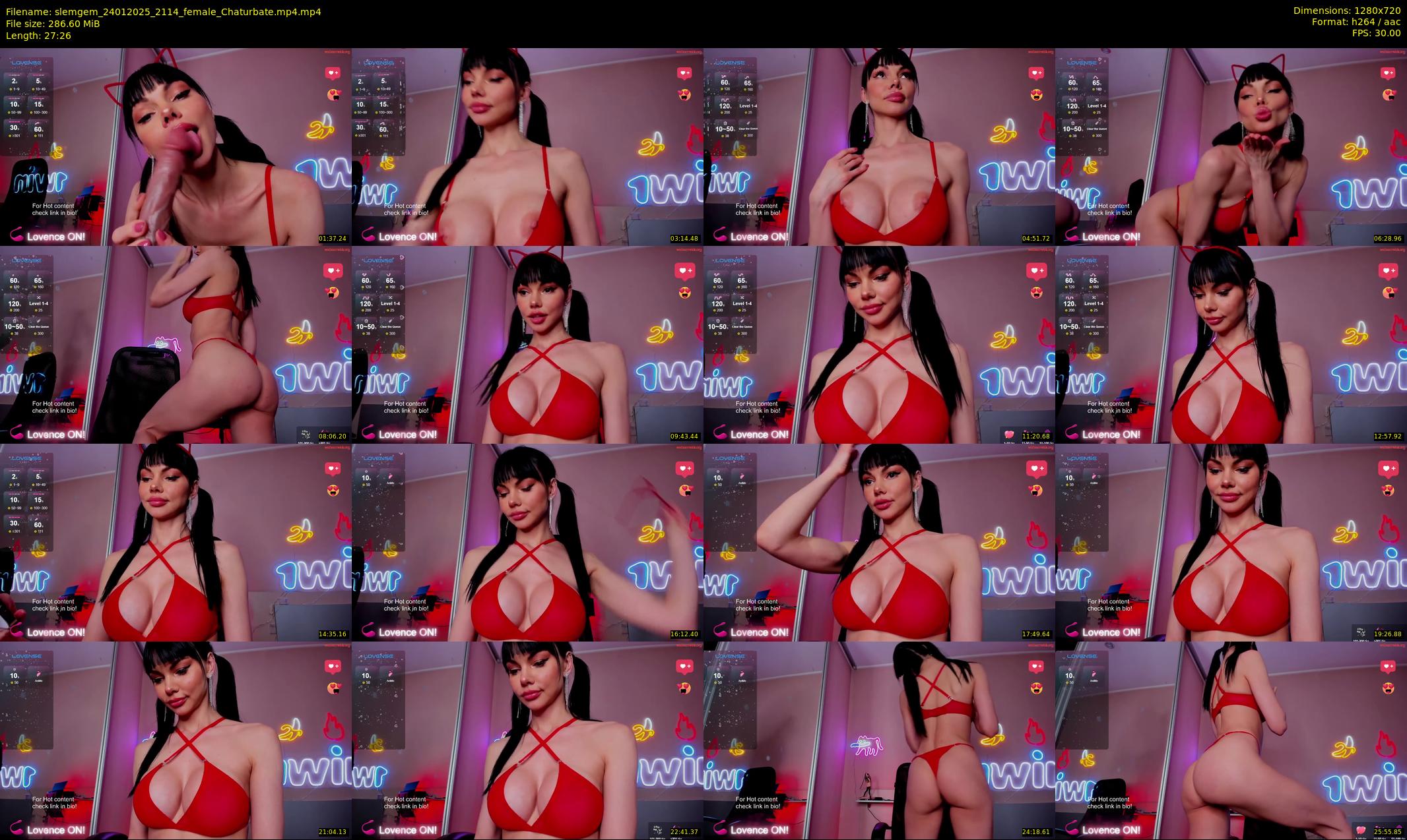 slemgem — 28 minute Chaturbate couple cam show recording, 720p, Jan 24, 2025