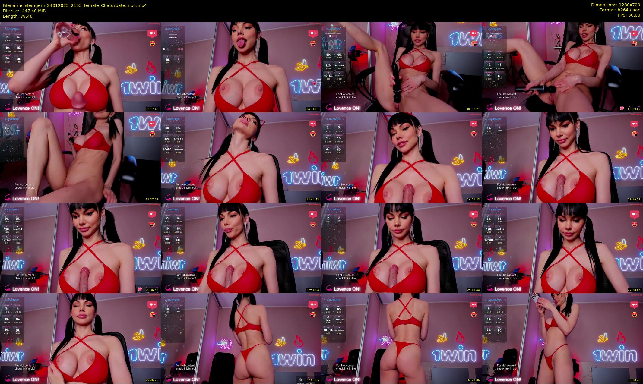 slemgem — 39 minute Chaturbate couple cam show recording, 720p, Jan 24, 2025
