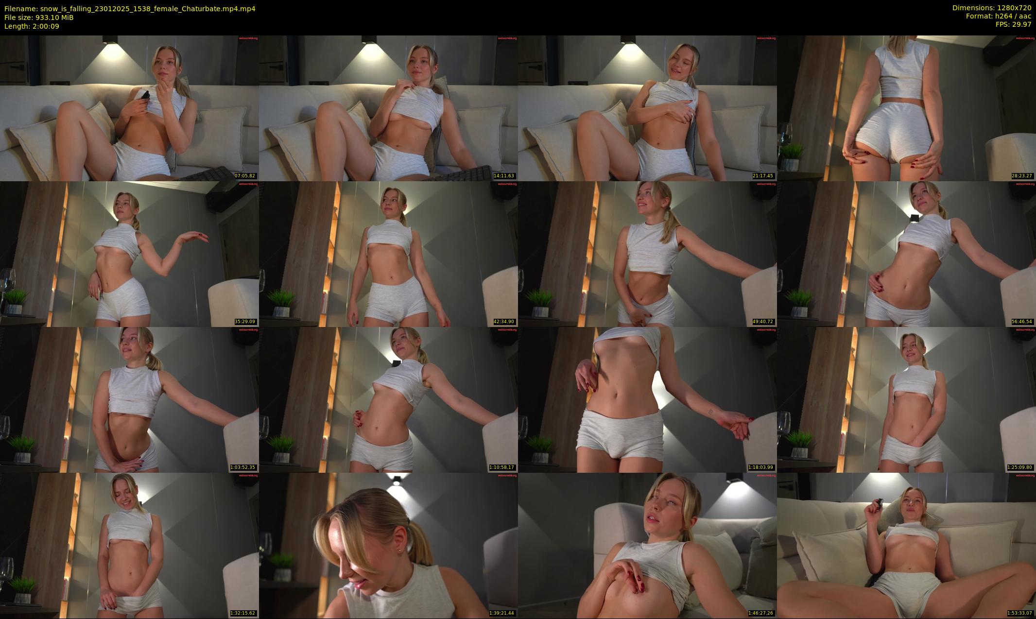 snow_is_falling — 121 minute Chaturbate female cam show recording, 720p, Jan 23, 2025