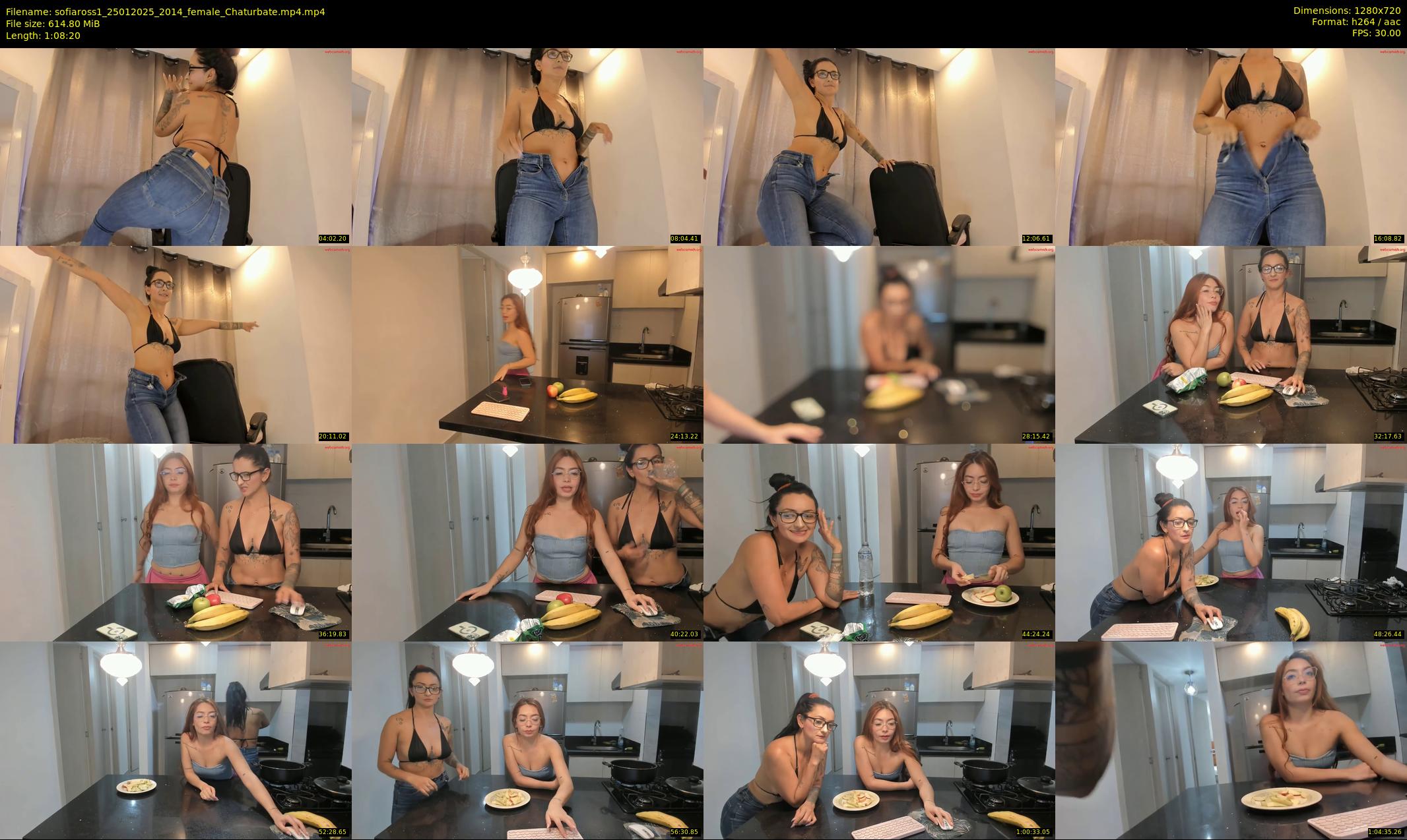 sofiaross1 — 69 minute Chaturbate female cam show recording, 720p, Jan 25, 2025