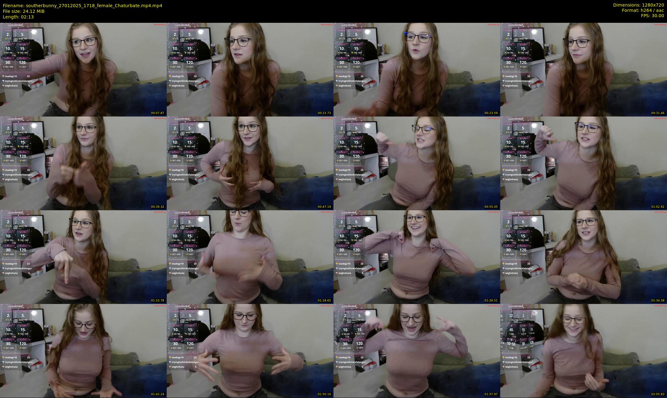 southerbunny — 3 minute Chaturbate female cam show recording, 720p, Jan 27, 2025