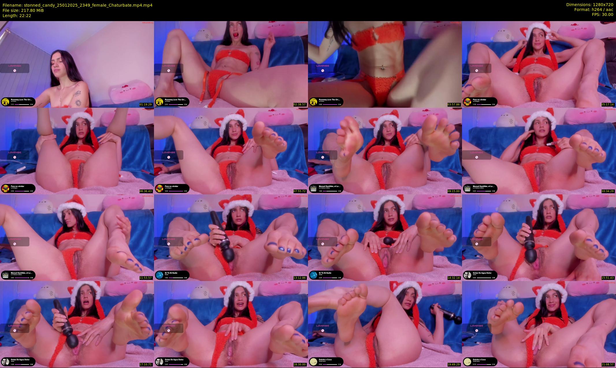 stonned_candy — 23 minute Chaturbate female cam show recording, 720p, Jan 25, 2025