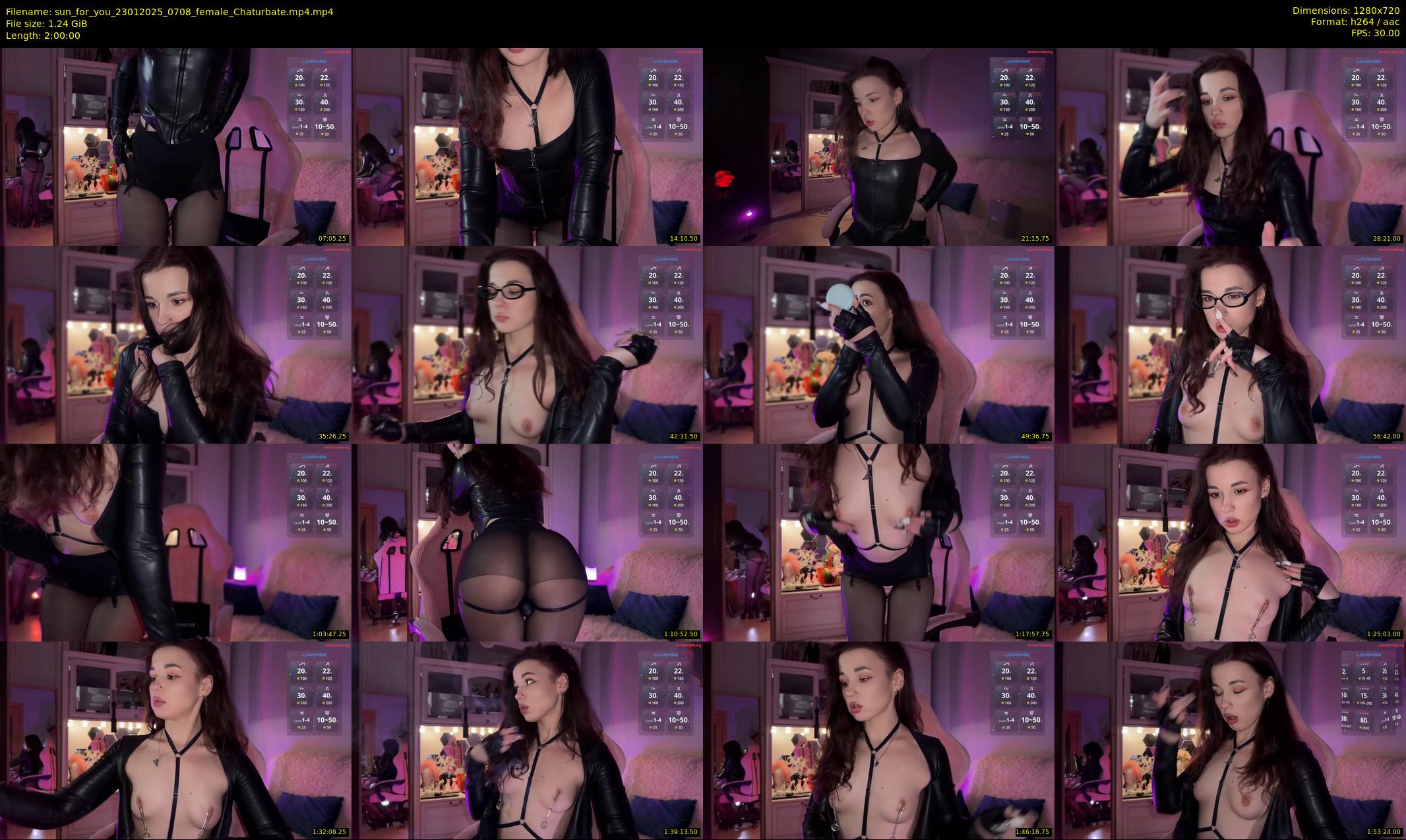 sun_for_you — 120 minute Chaturbate female cam show recording, 720p, Jan 23, 2025