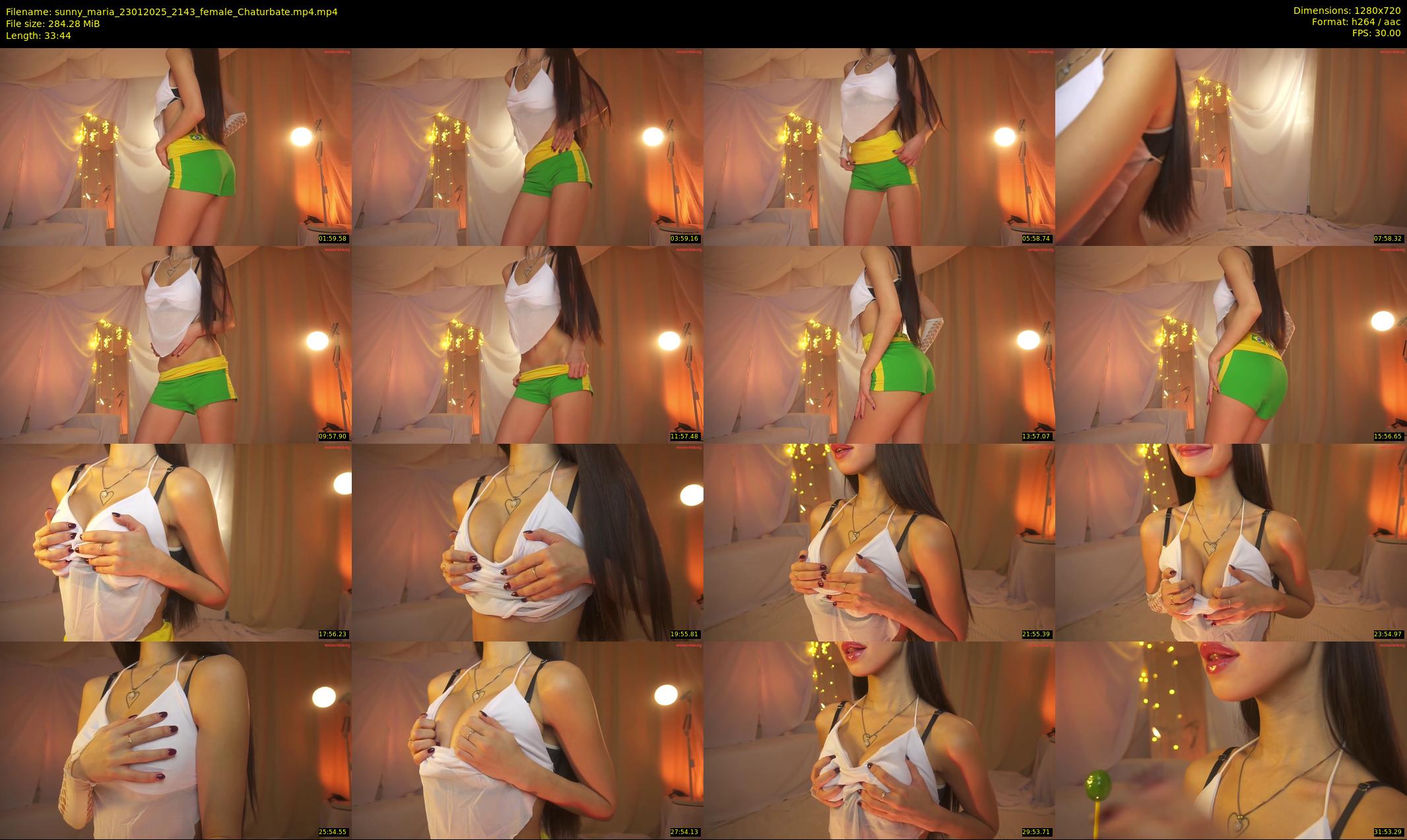 sunny_maria — 34 minute Chaturbate female cam show recording, 720p, Jan 23, 2025