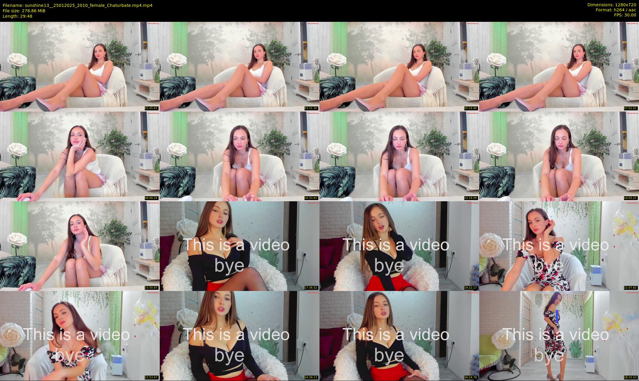 sunshine13_ — 30 minute Chaturbate female cam show recording, 720p, Jan 25, 2025