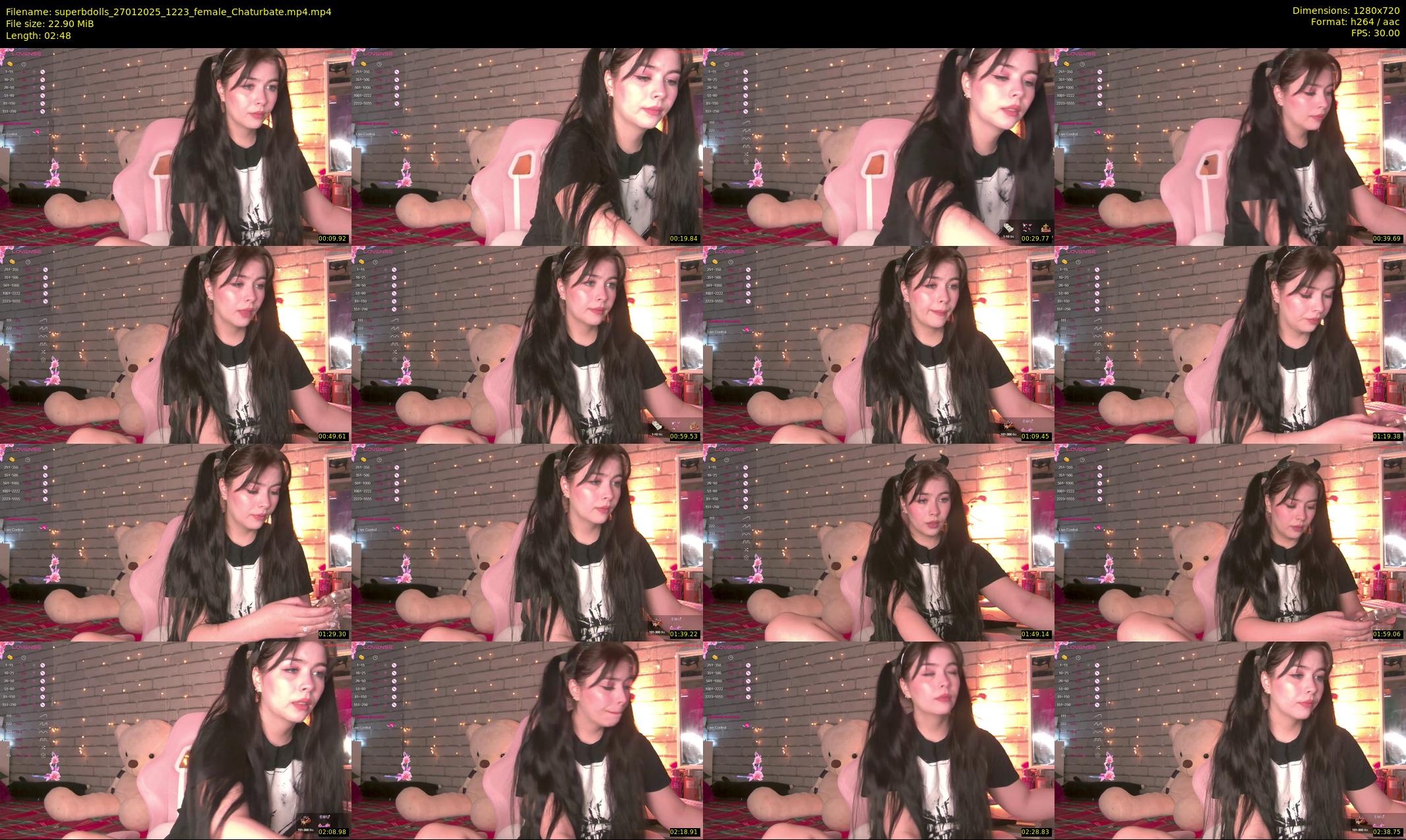 superbdolls — 3 minute Chaturbate couple cam show recording, 720p, Jan 27, 2025