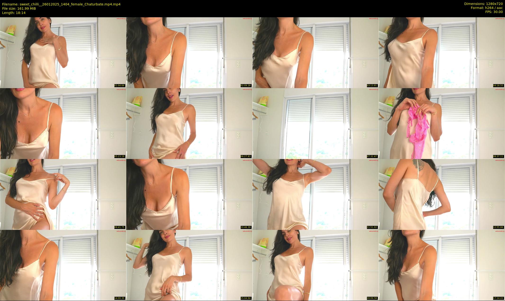 sweet_chilli_ — 19 minute Chaturbate female cam show recording, 720p, Jan 26, 2025