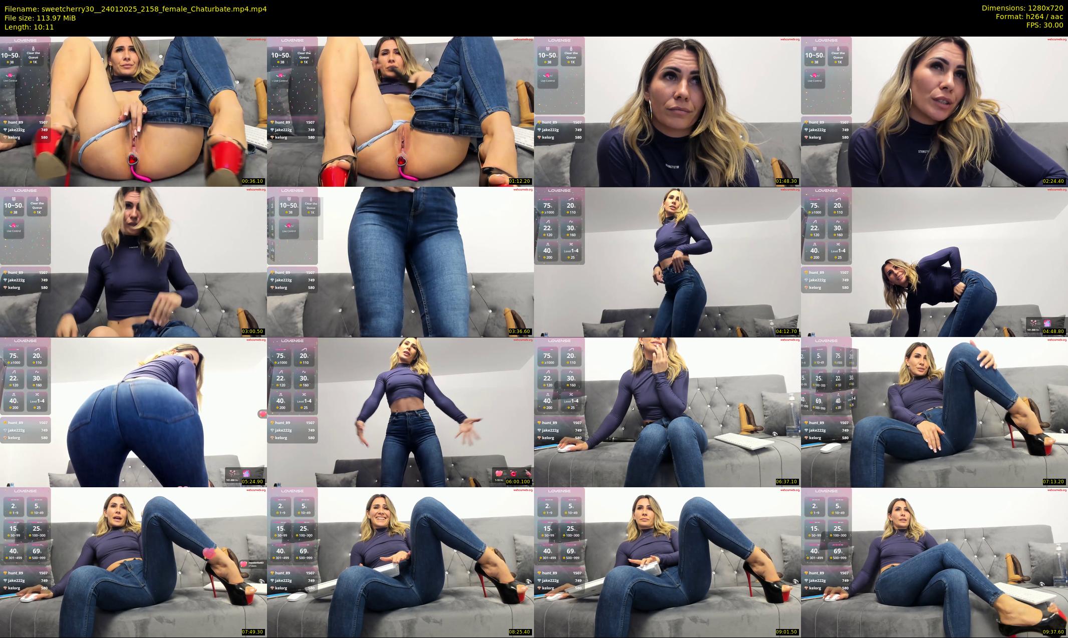 sweetcherry30_ — 11 minute Chaturbate female cam show recording, 720p, Jan 24, 2025