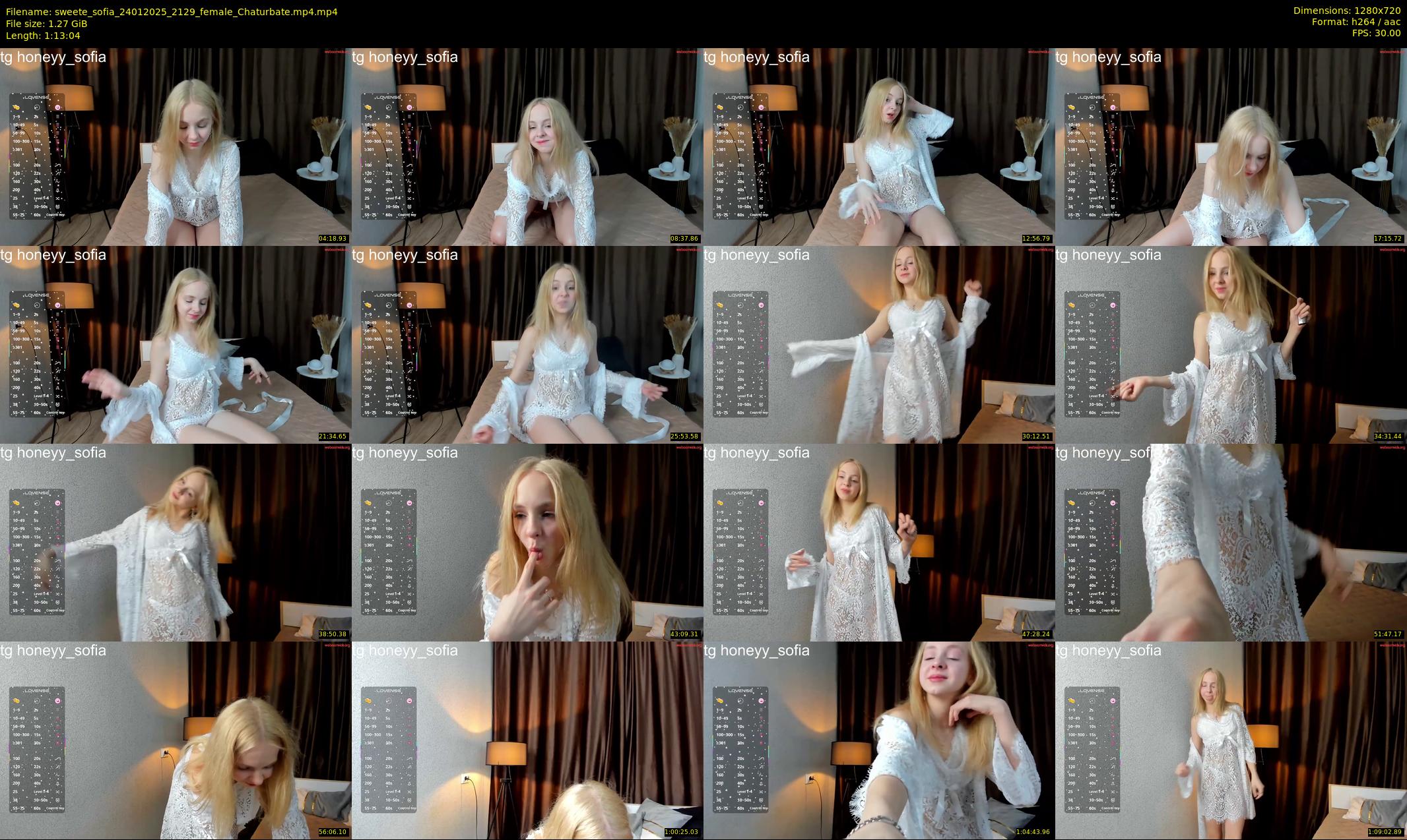sweete_sofia — 74 minute Chaturbate female cam show recording, 720p, Jan 24, 2025