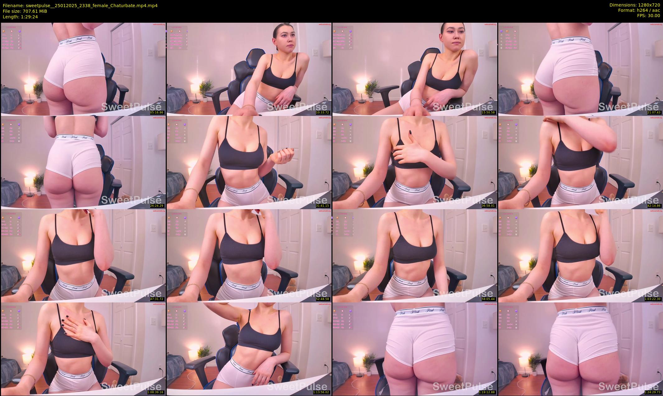 sweetpulse_ — 90 minute Chaturbate female cam show recording, 720p, Jan 25, 2025