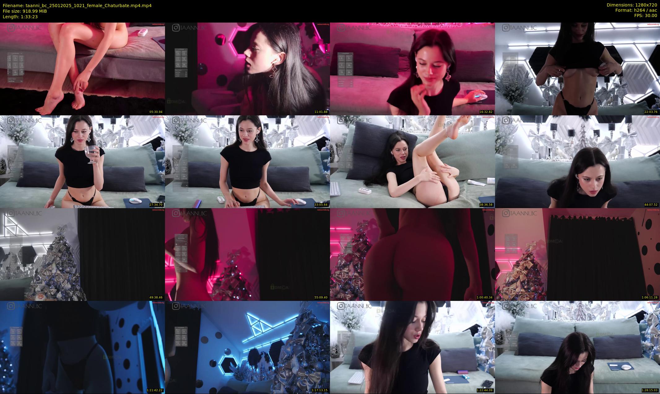 taanni_bc — 94 minute Chaturbate female cam show recording, 720p, Jan 25, 2025
